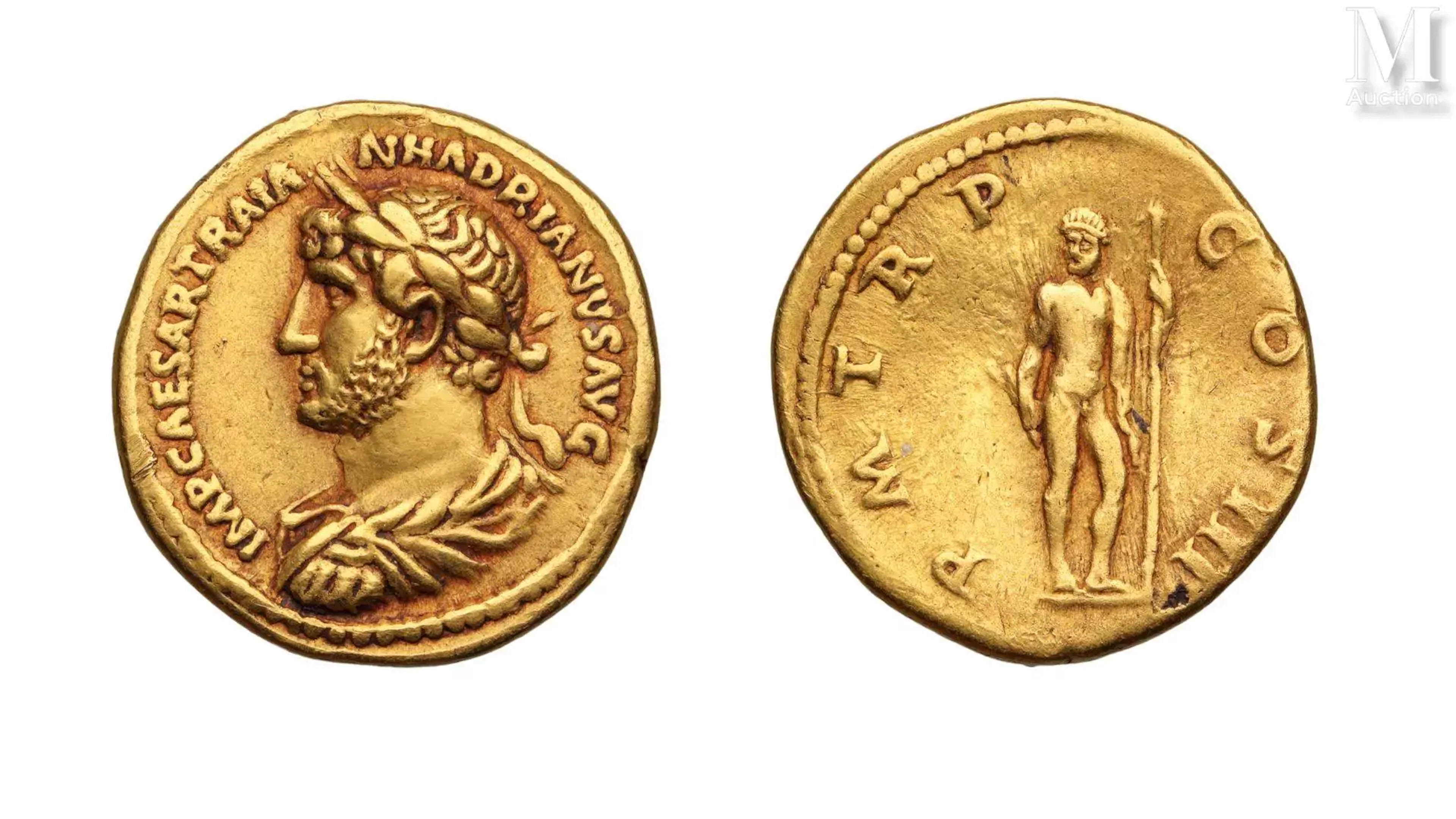 Hadrien 117-138 ap. JC. Aureus Rome.