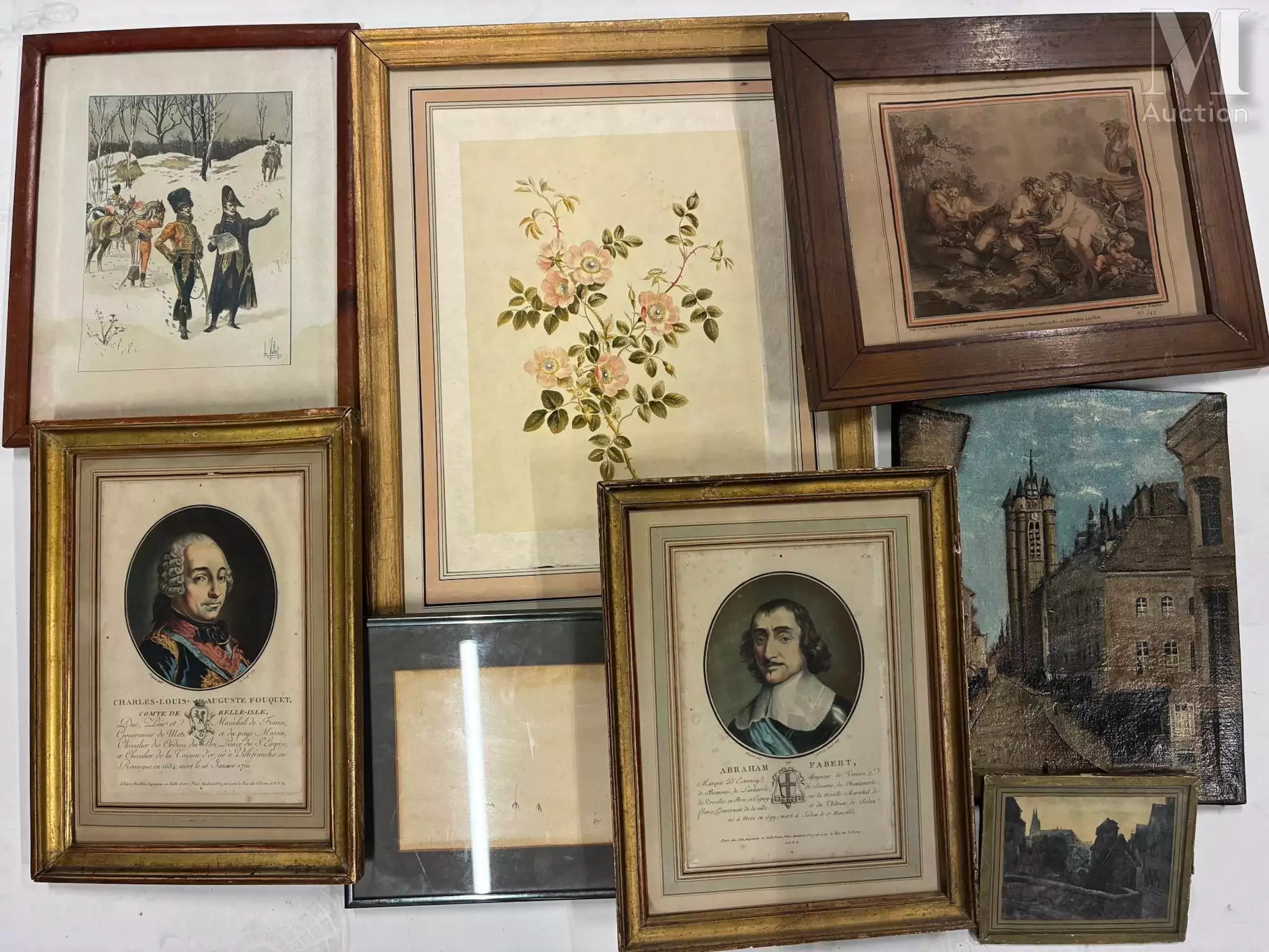 Lot de tableaux