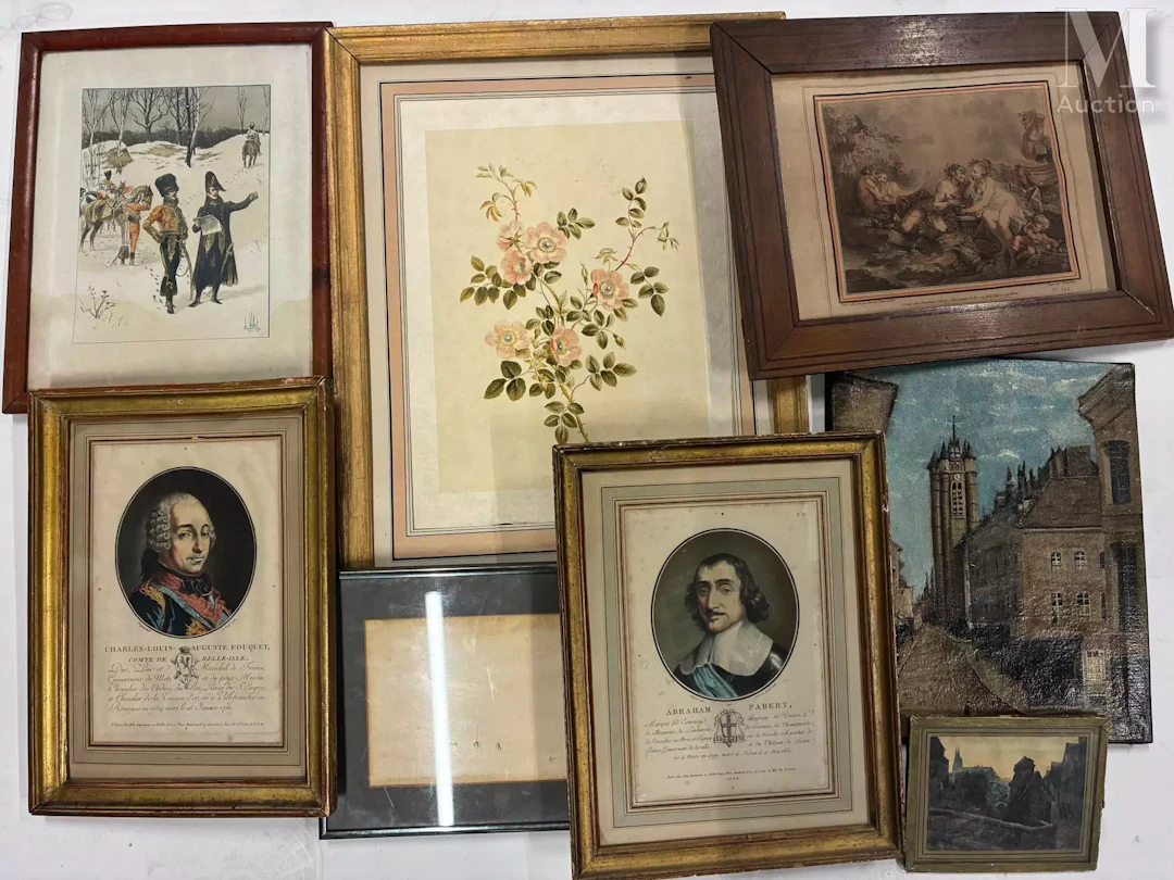 Lot de tableaux