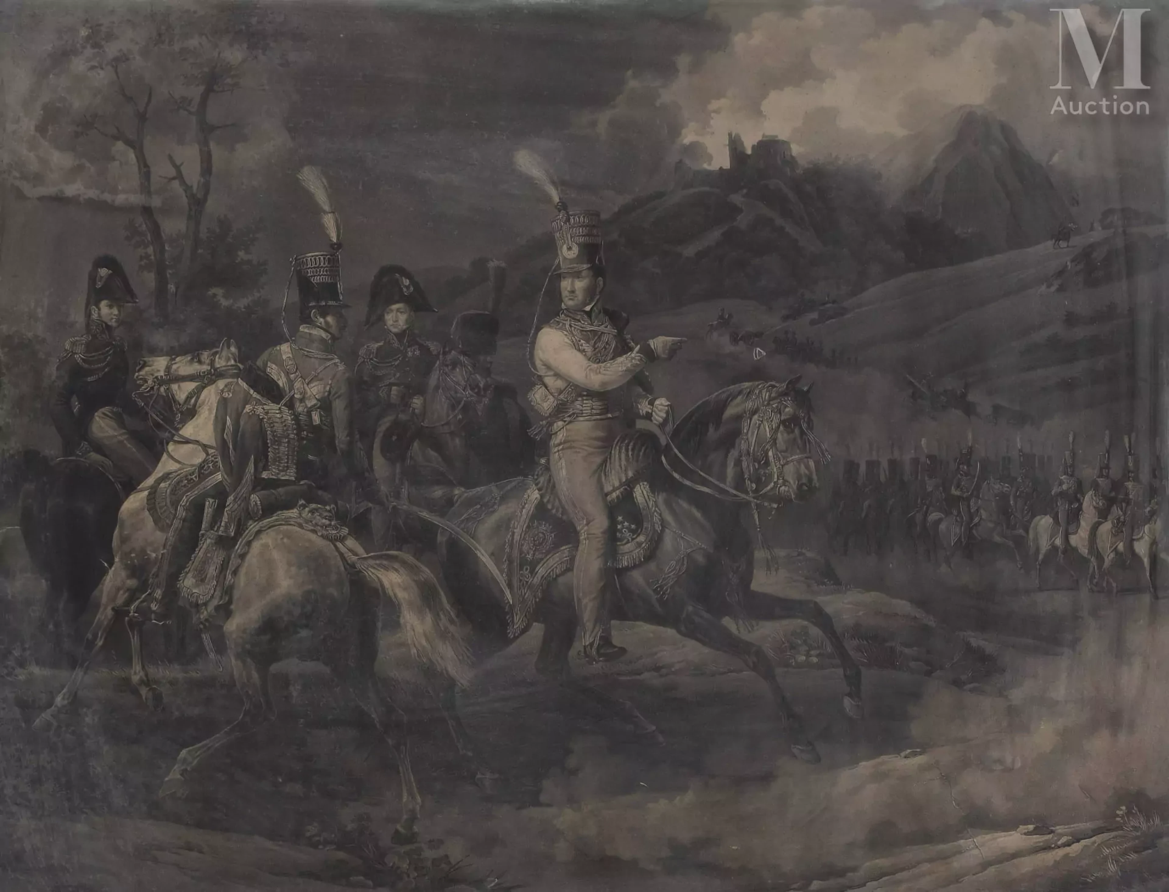 D'après Horace VERNET (1789-1863) gravure par Jean Pierre Marie JAZET