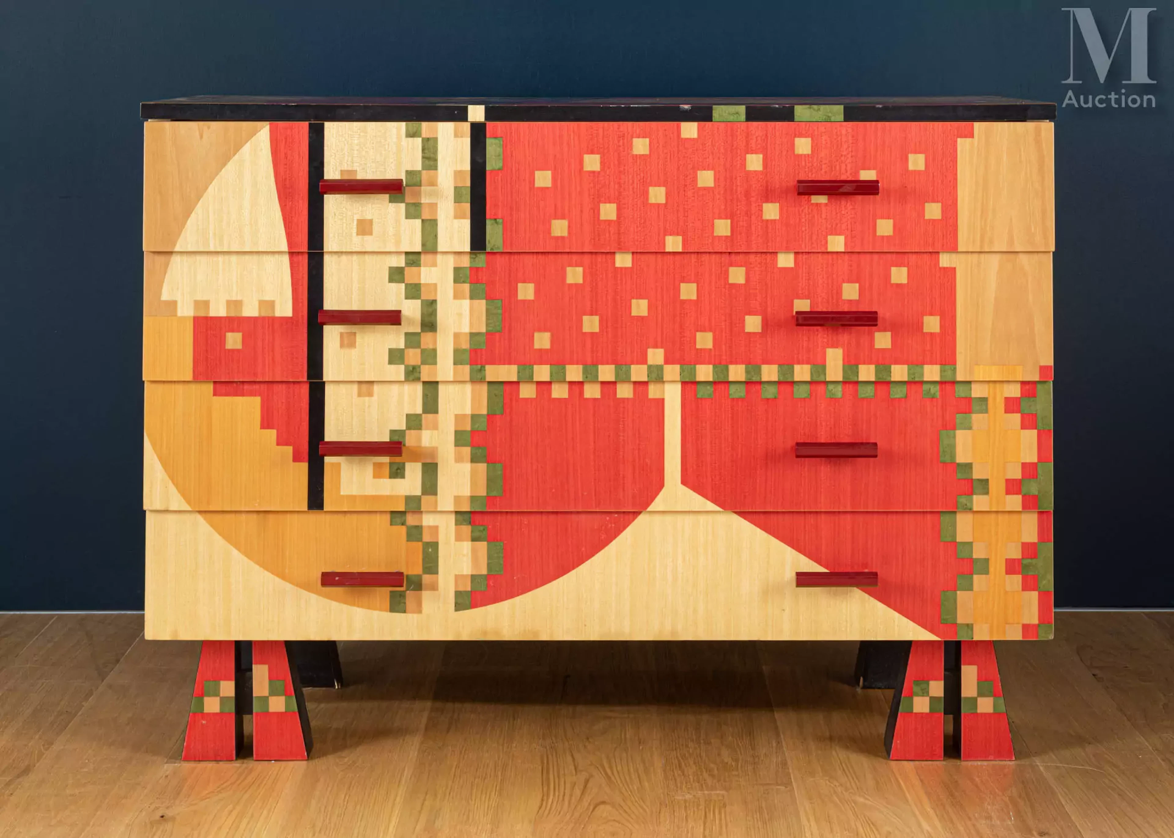 Alessandro MENDINI (1931-2019) pour ZANOTTA Commode "Calamobio"