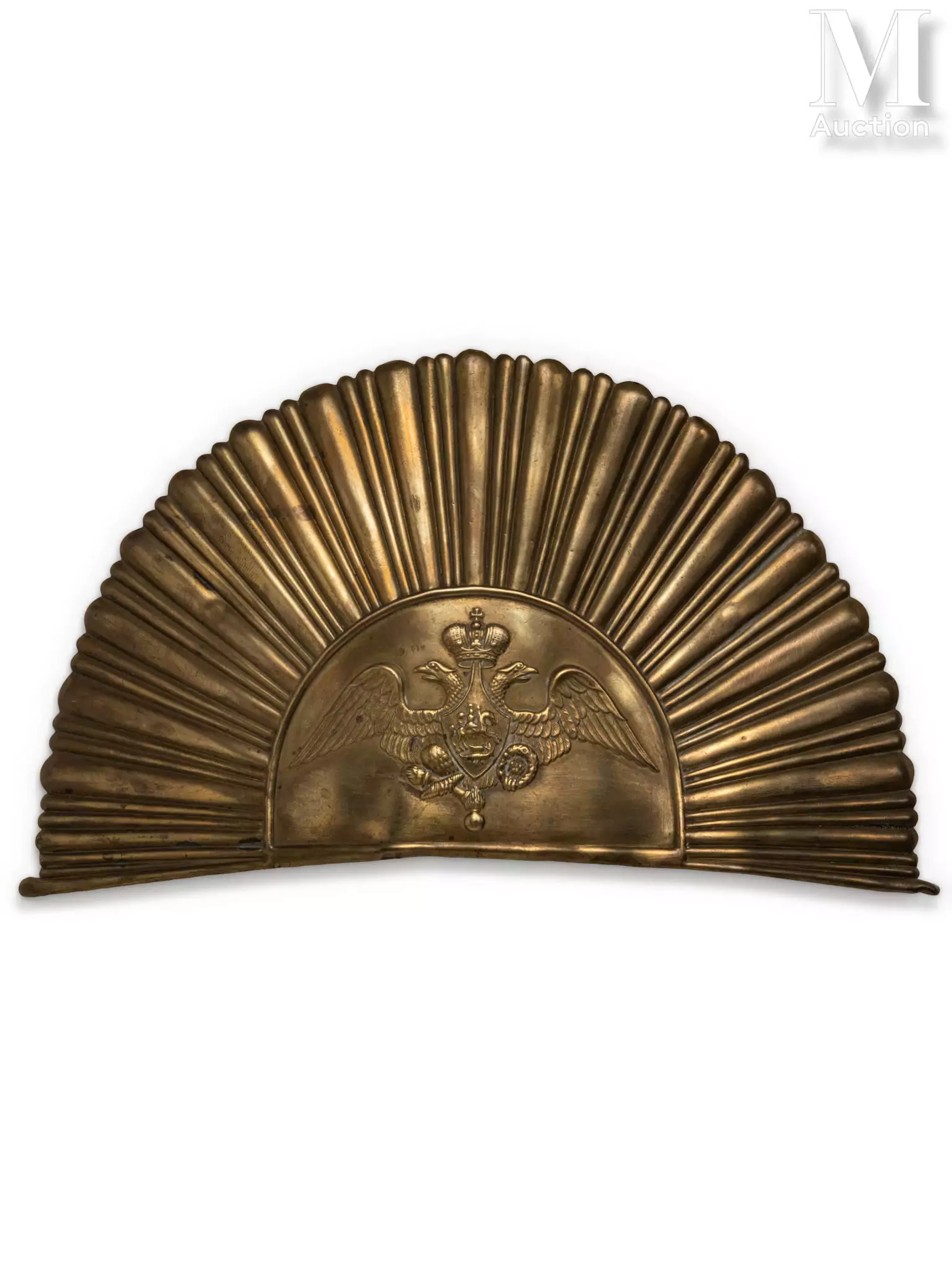 Plaque frontale de kiver de parade du Corps de Cadets, du modèle 1810.