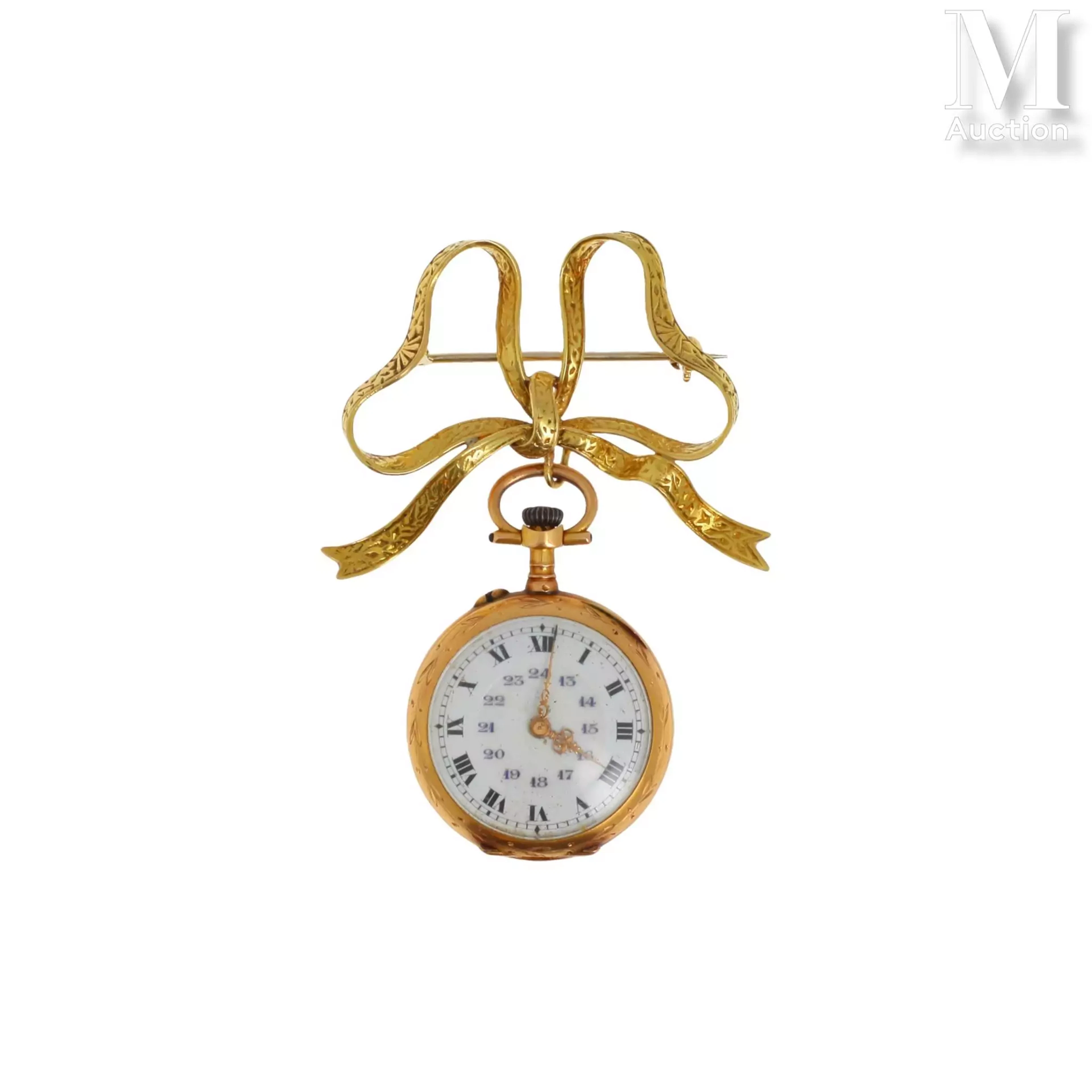 Montre de col et broche
