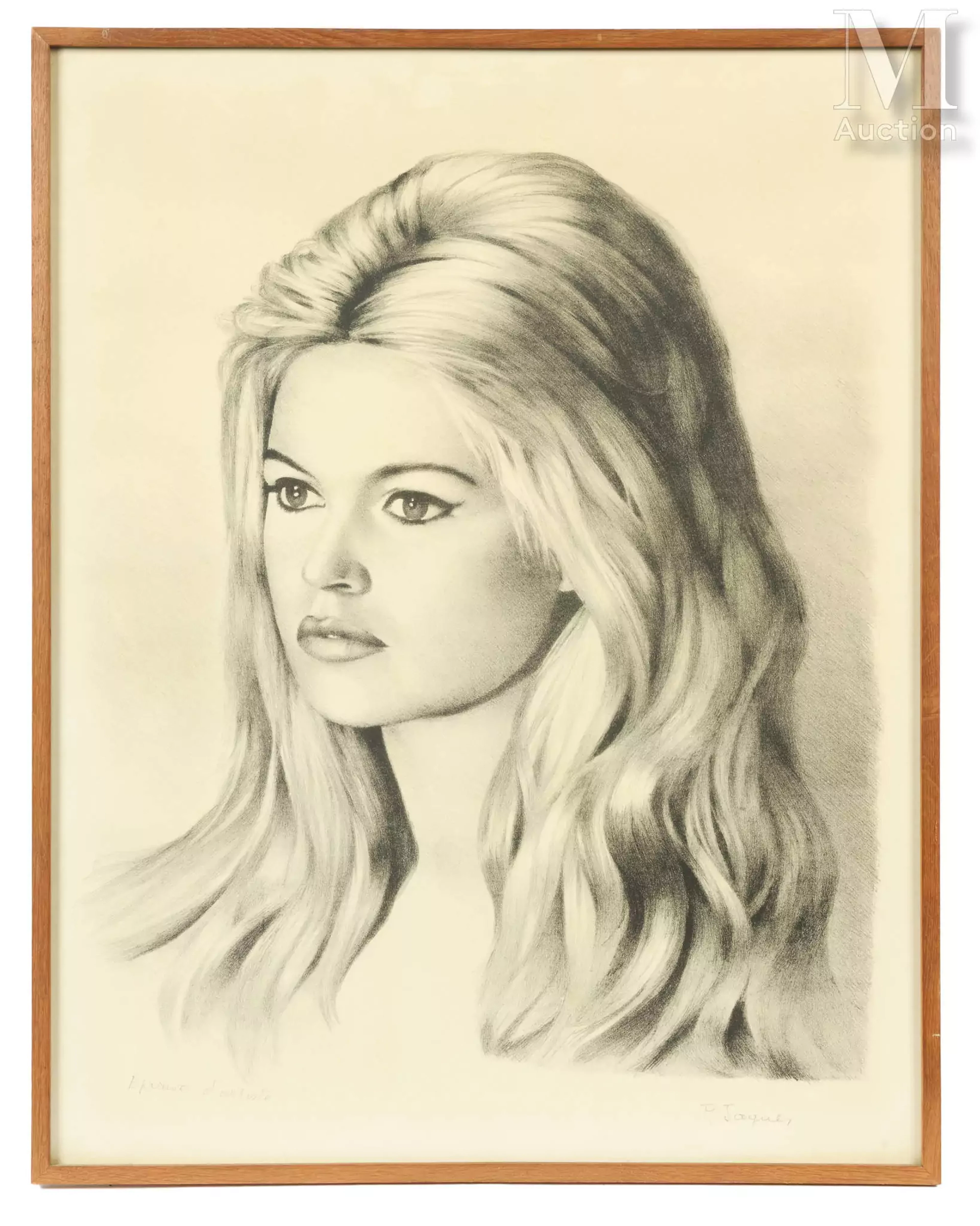 P. JACQUES (XXe siècle) Brigitte Bardot
