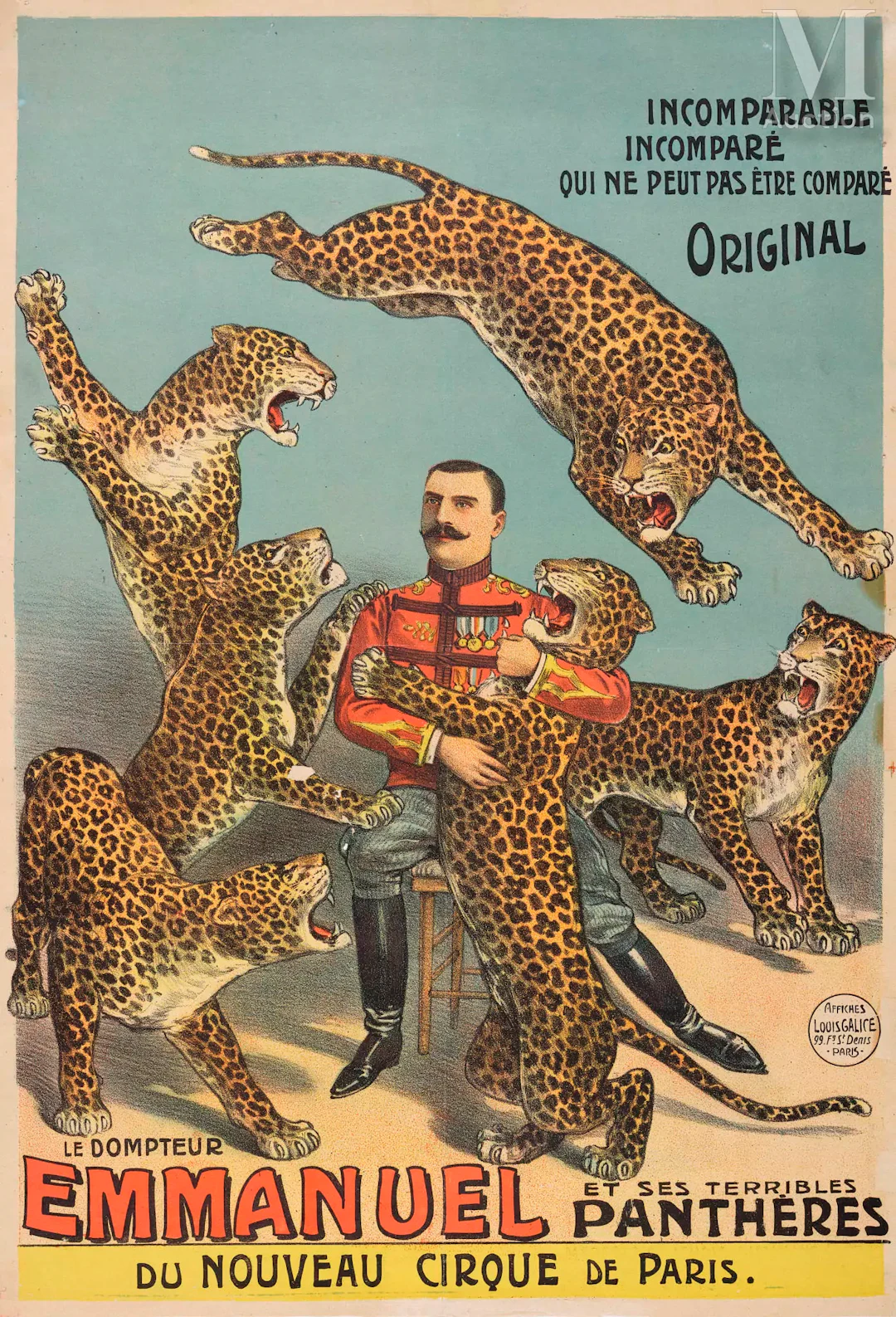 CIRQUE LE DOMPTEUR EMMANUEL ET SES TERRIBLES PANTHÈRES