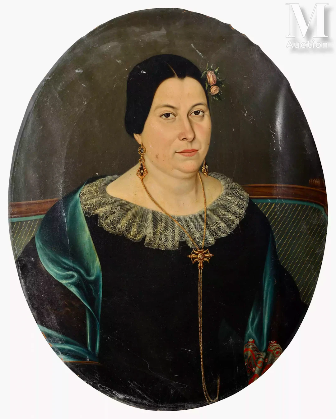 Ecole ESPAGNOLE suiveur de Federico de Madrazo et Antonio María Esquivel