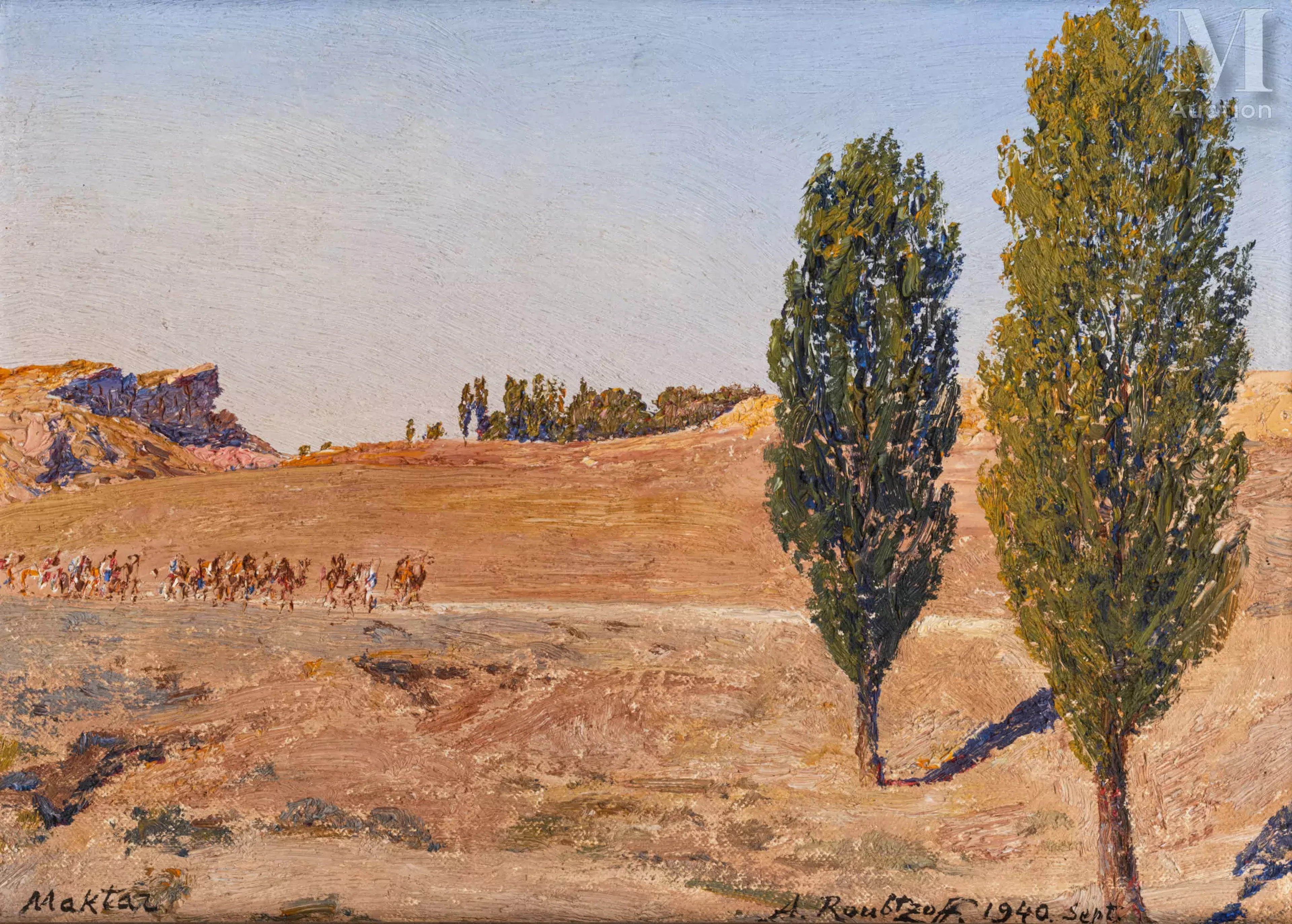 Alexandre ROUBTZOFF (Saint-Pétersbourg 1884 - Tunis 1949) Maktar