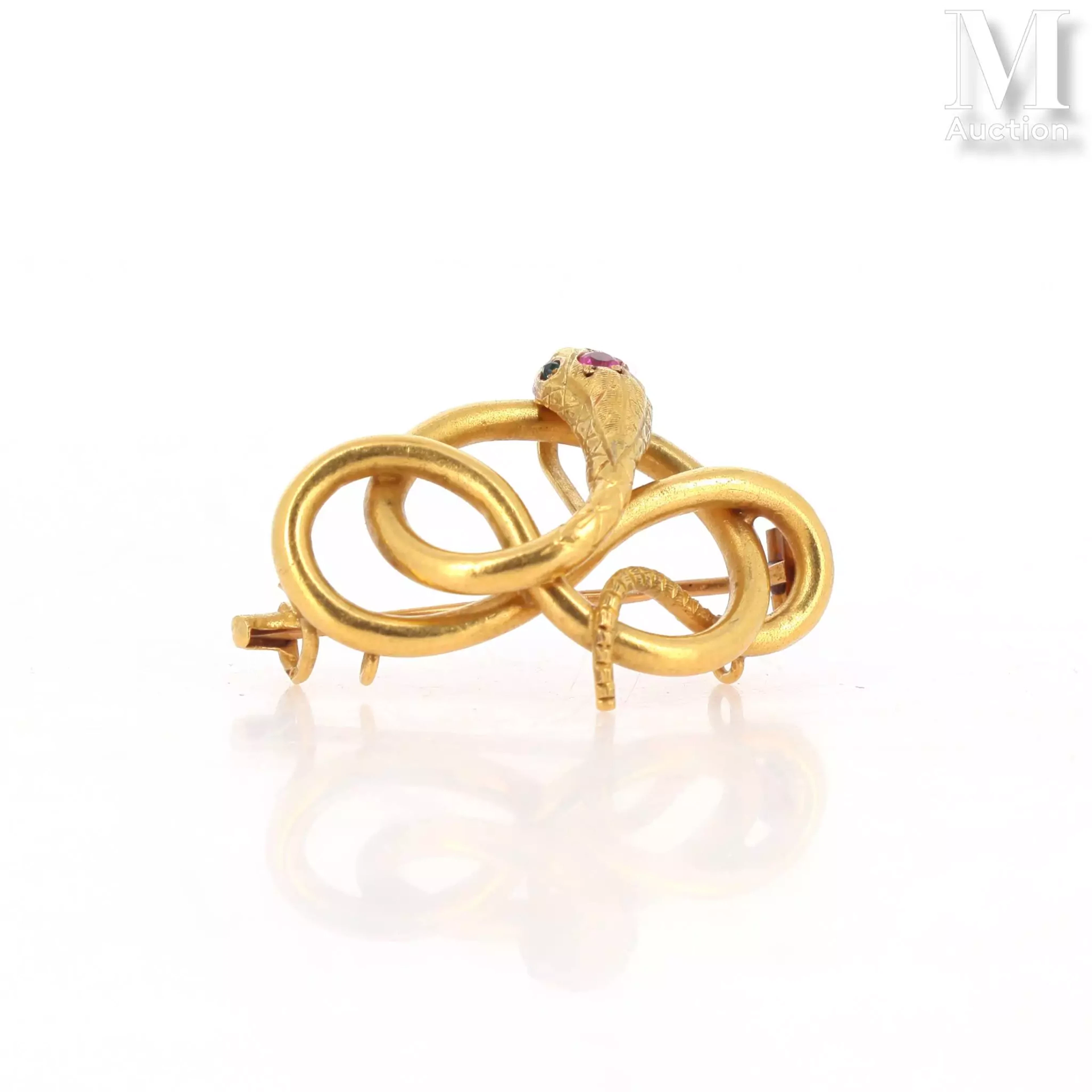 Broche serpent