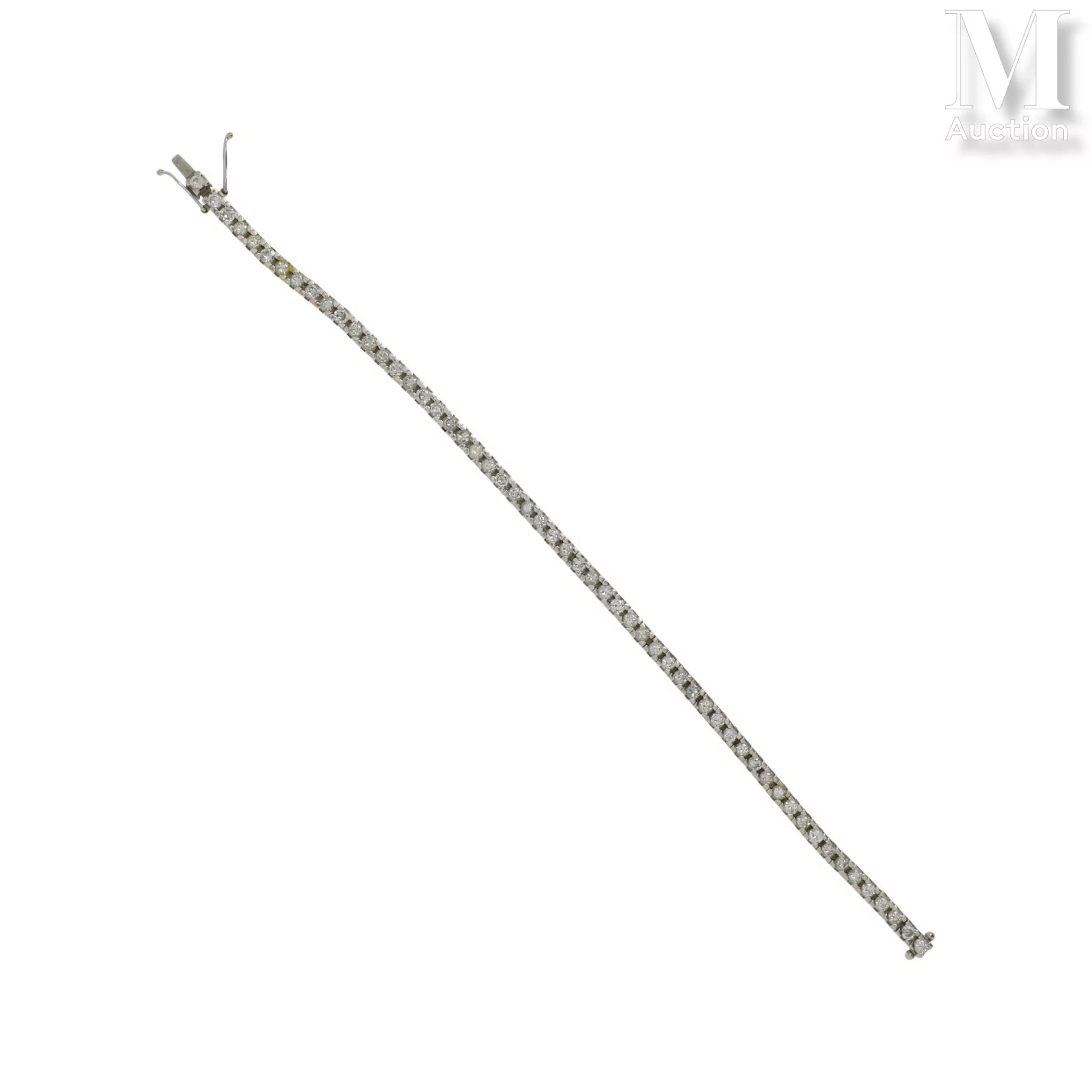 Bracelet tennis diamants