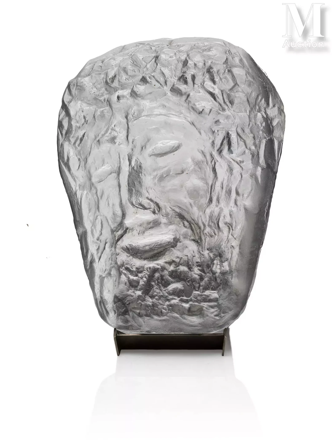 Georges CHEVALIER (1894 - 1987) & BACCARAT "Christ à la couronne d’épines"