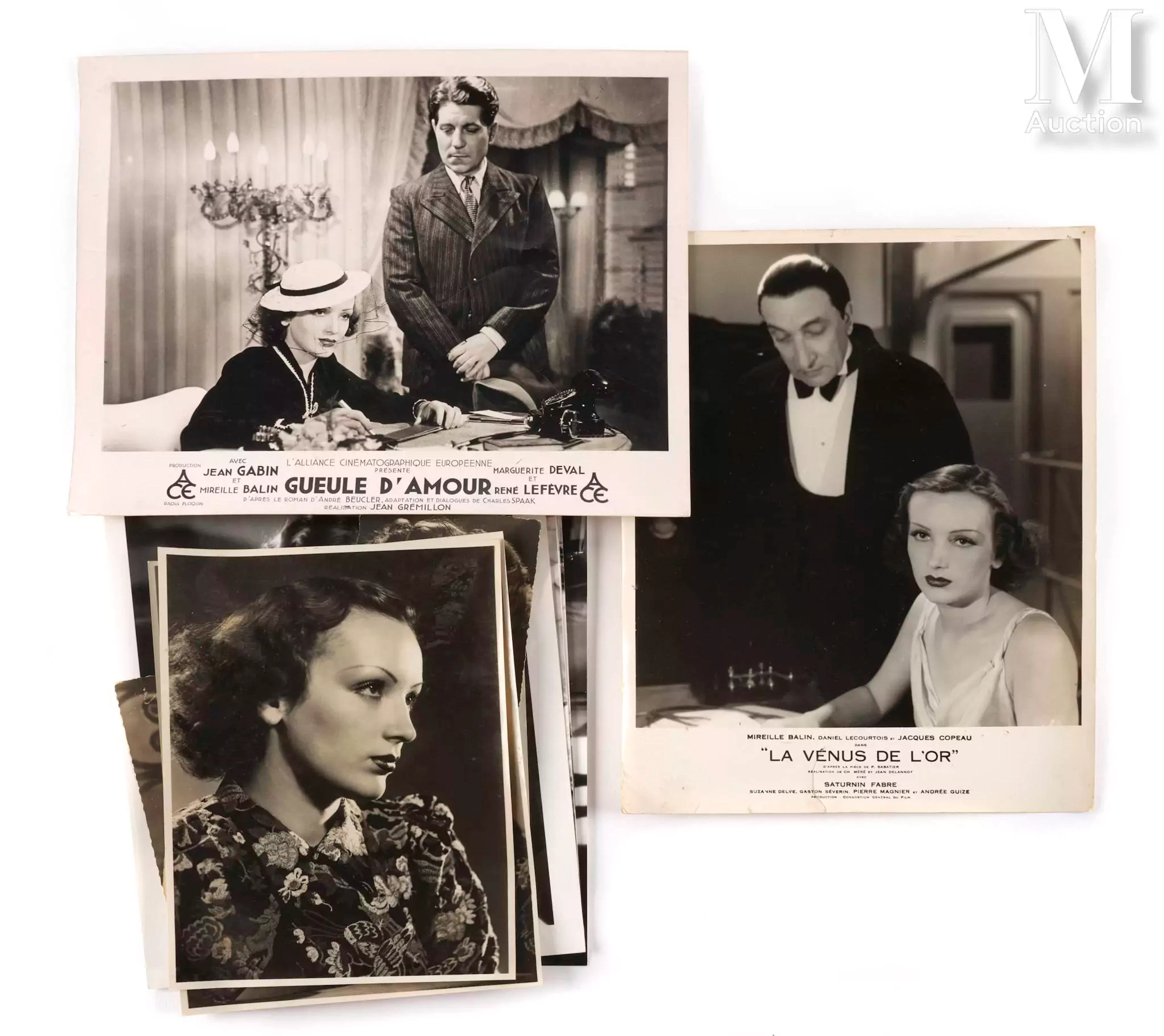 Mireille BALIN Portraits et filmographie, c. 1930-1940