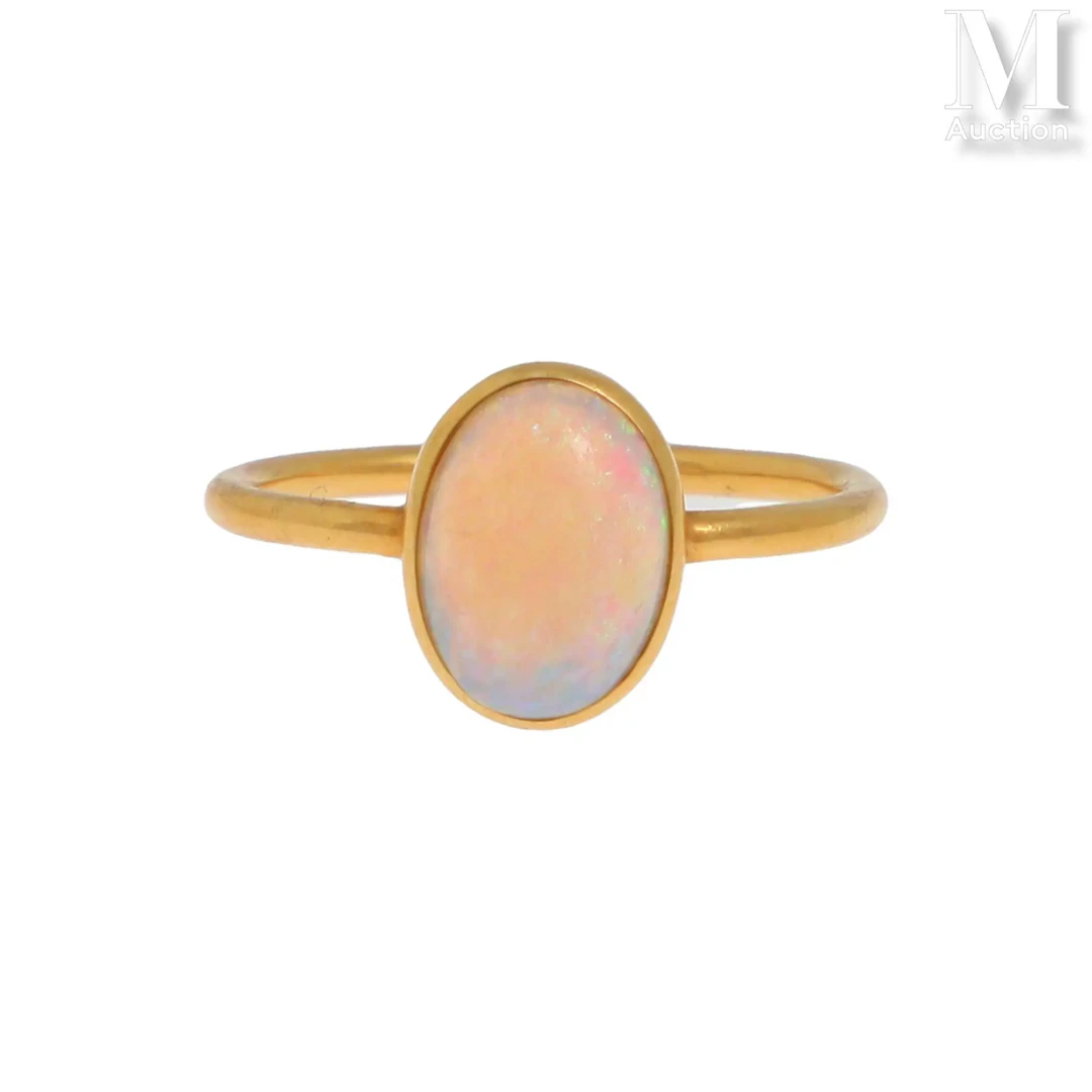 Bague opale