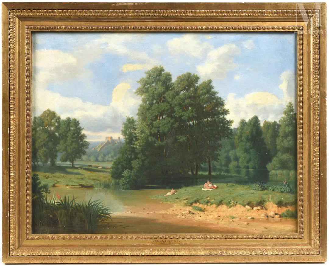 CÉSAR DE COCK (1823-1904) ATTRIBUÉ À