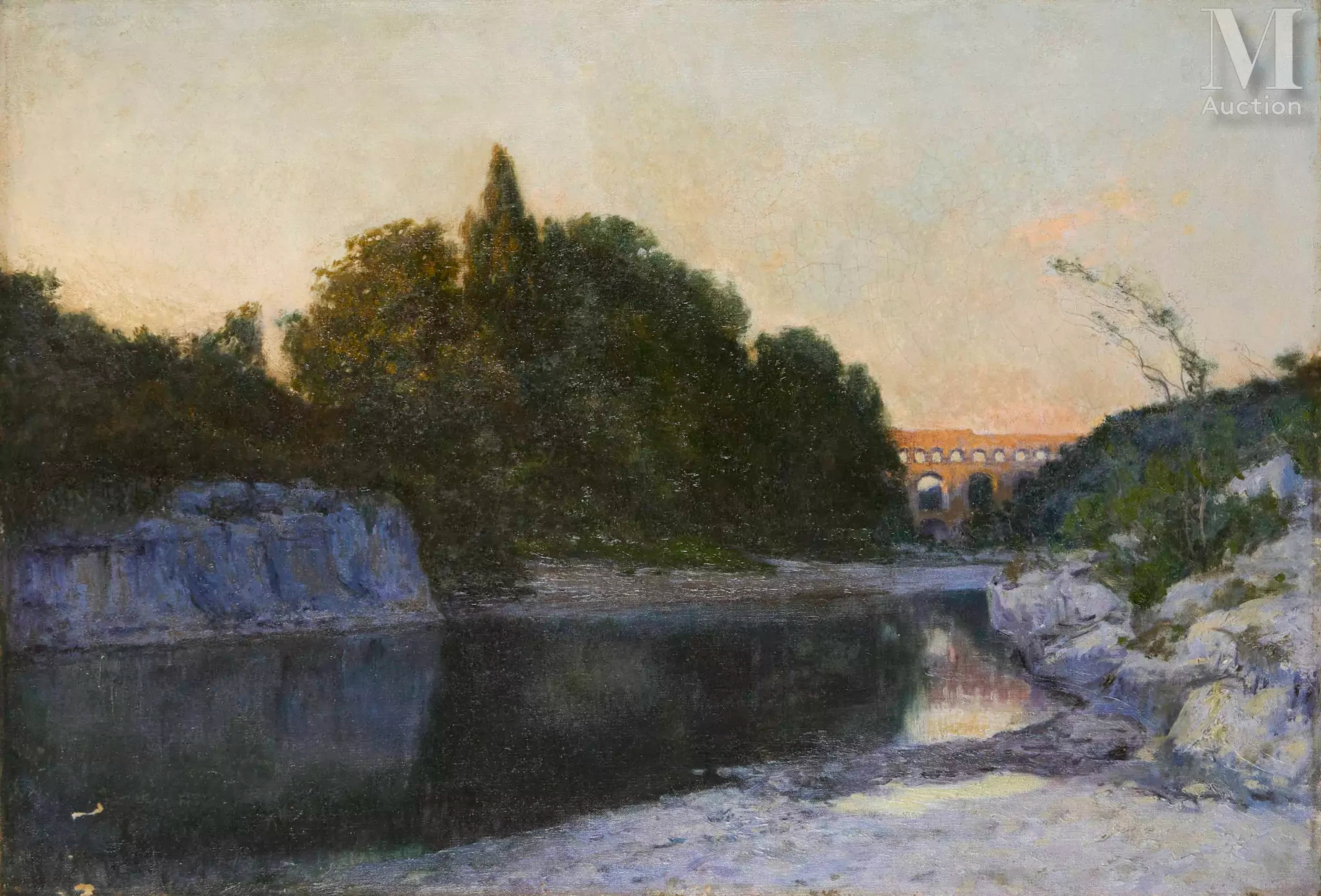 Ecole FRANCAISE du XIXe siècle Le Pont du Gard