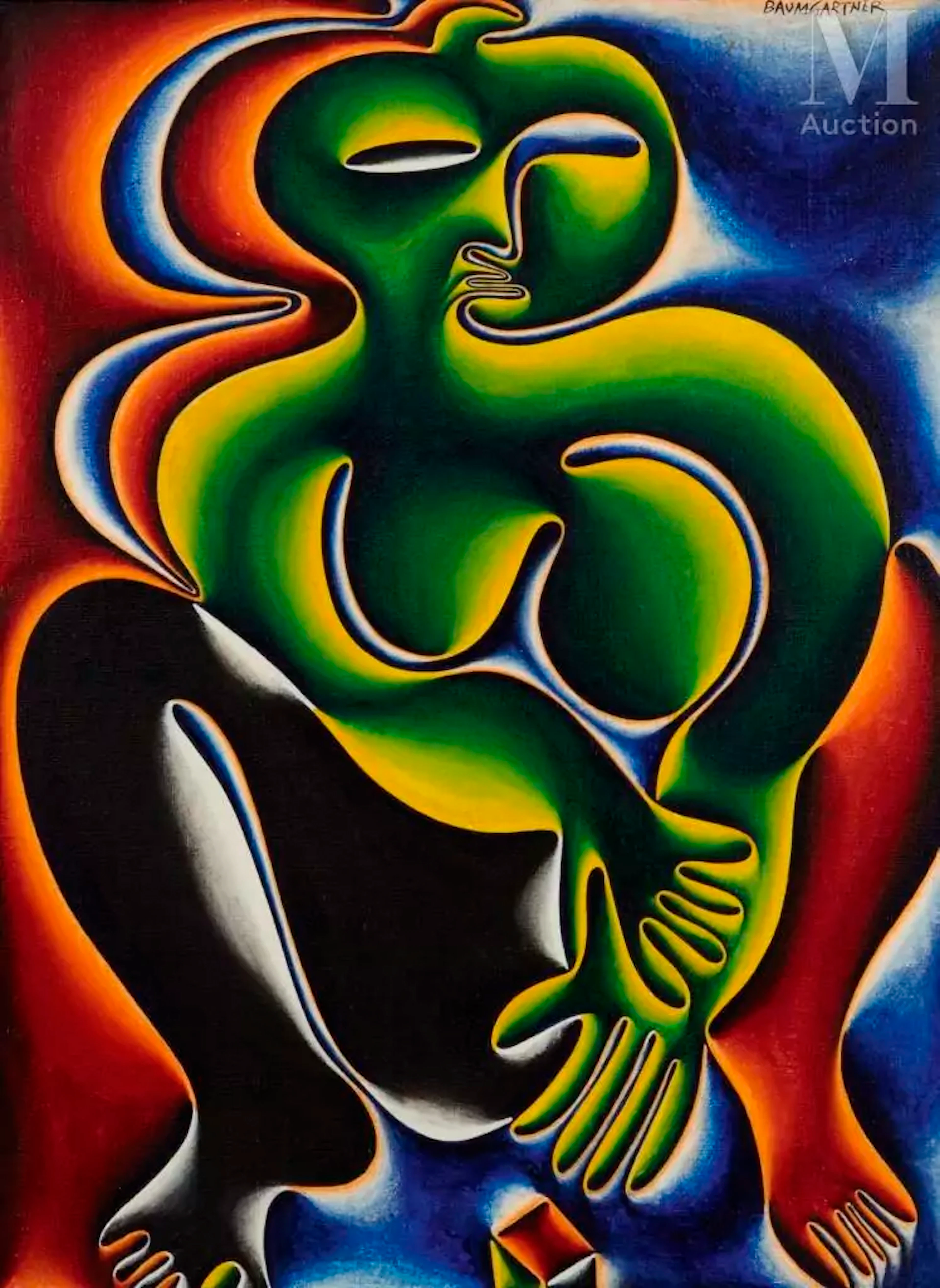 Fritz BAUMGARTNER (1929-2006) Alea Iacta, 1984