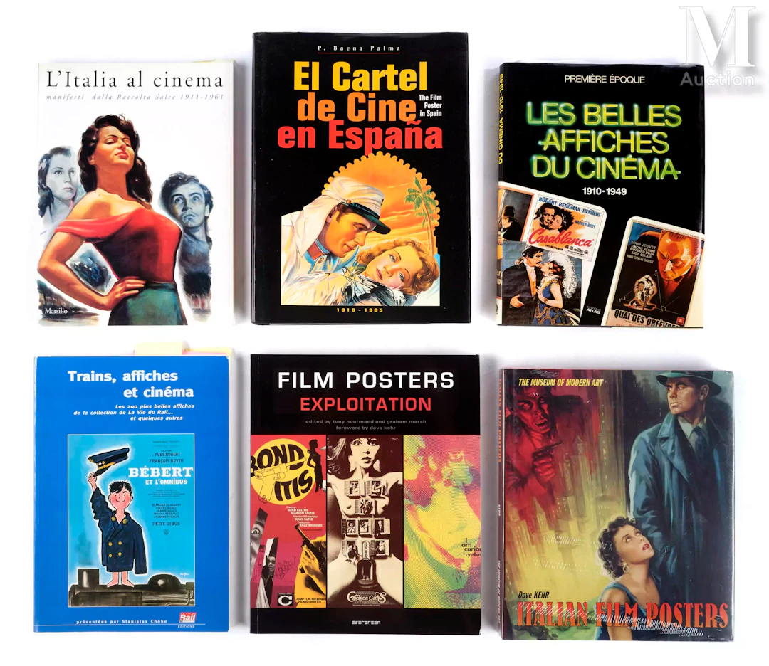 AFFICHES DE CINÉMA 6 ouvrages