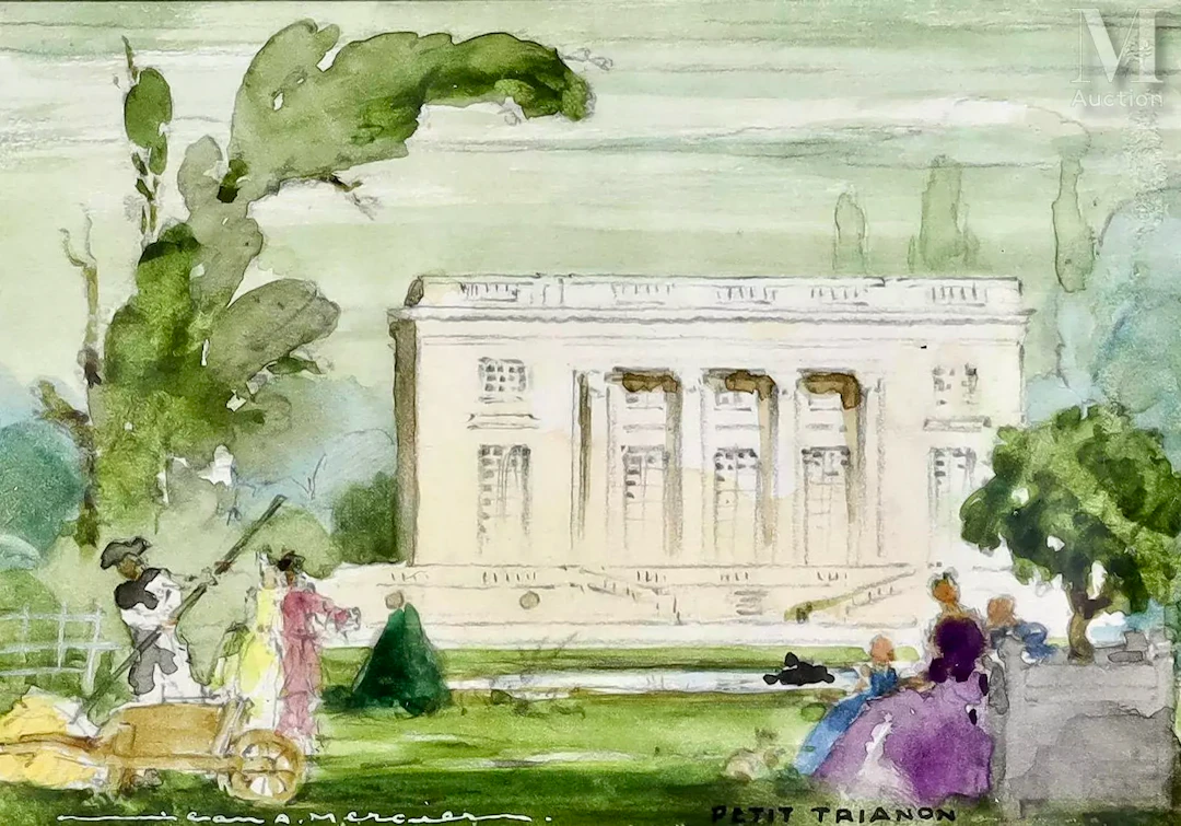 Jean Adrien MERCIER (1899-1995) Le Petit Trianon