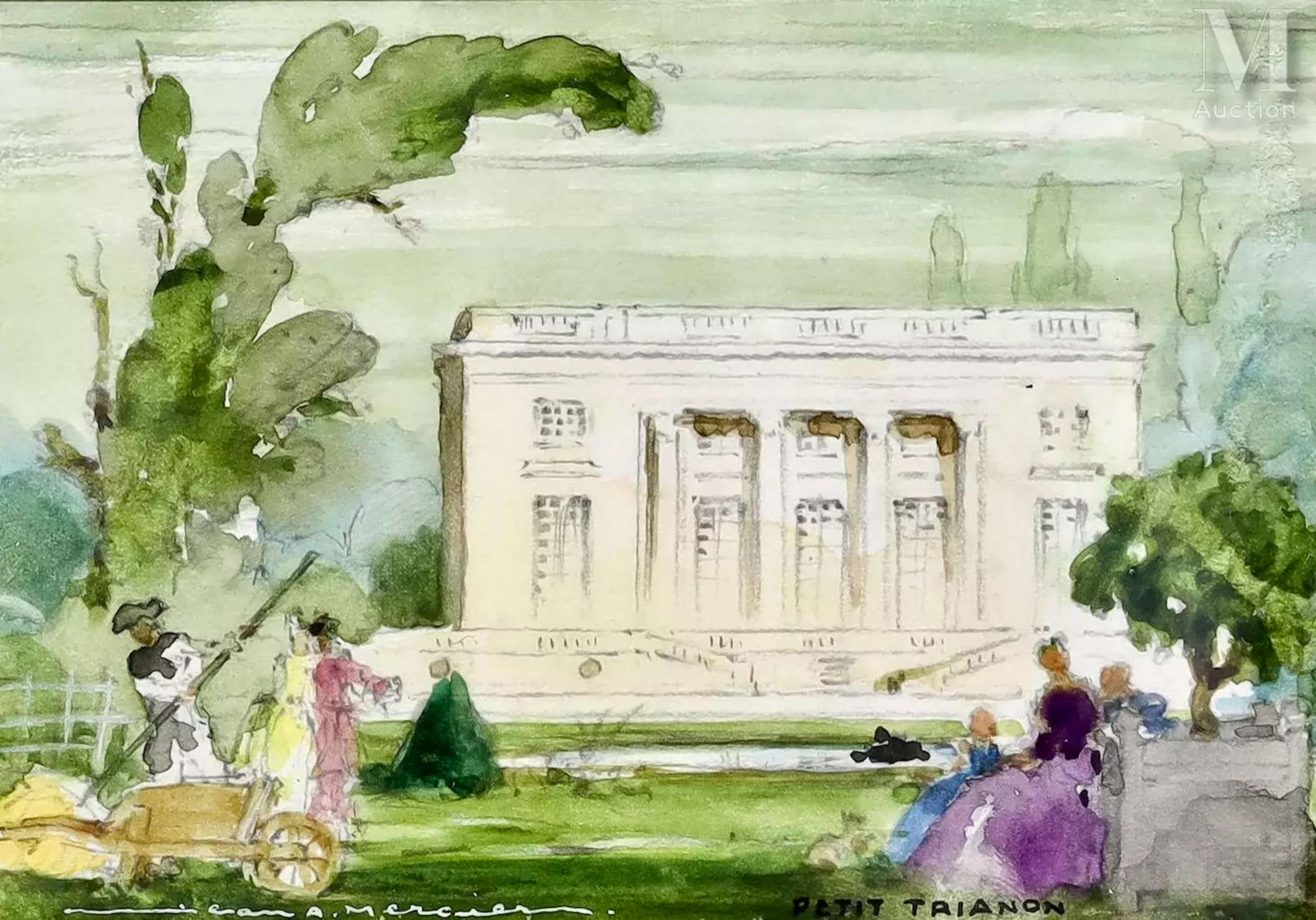 Jean Adrien MERCIER (1899-1995) Le Petit Trianon