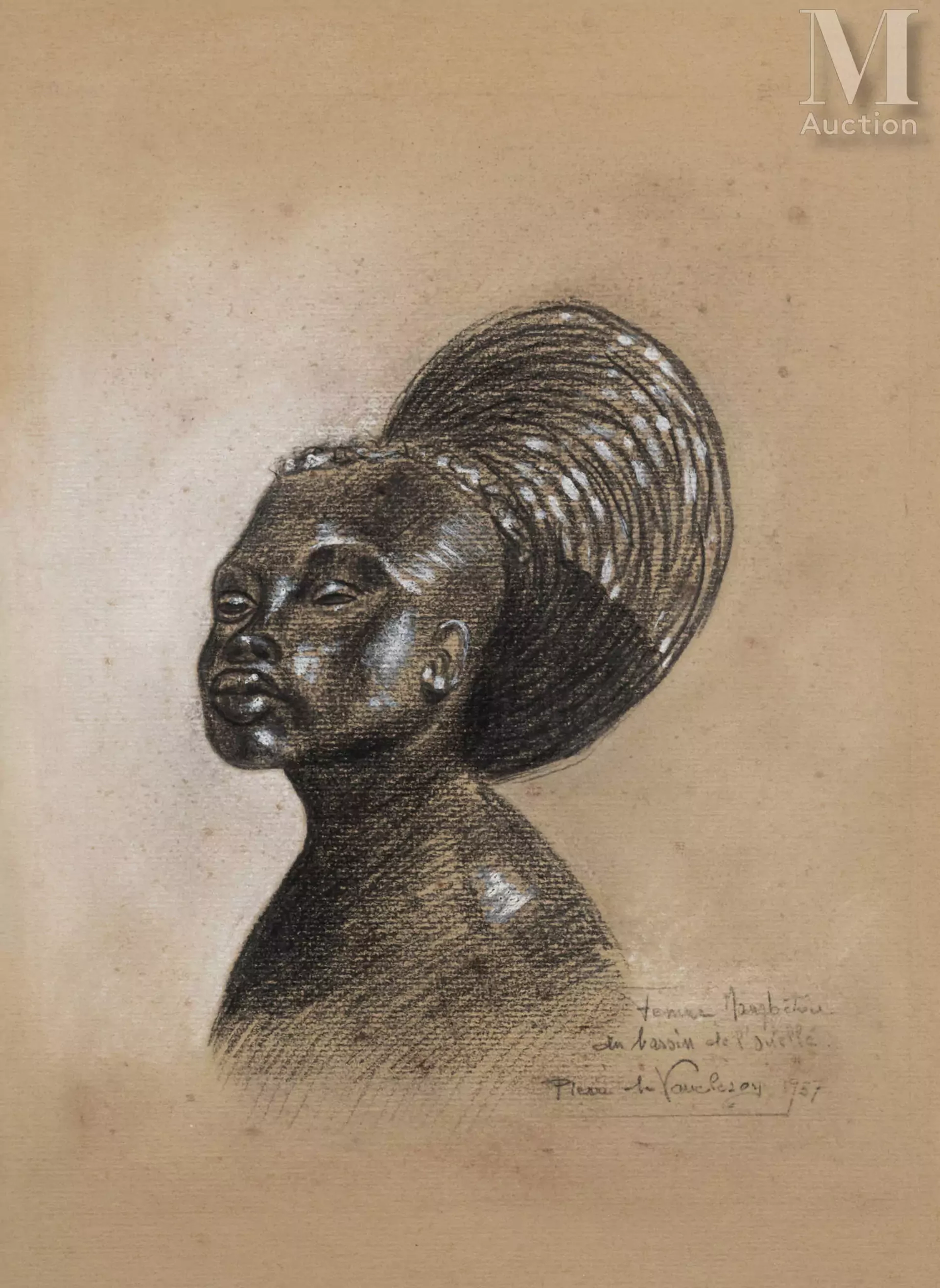 Pierre DE VAUCLEROY (Bruxelles 1892 - Forest 1980) Portrait de femme