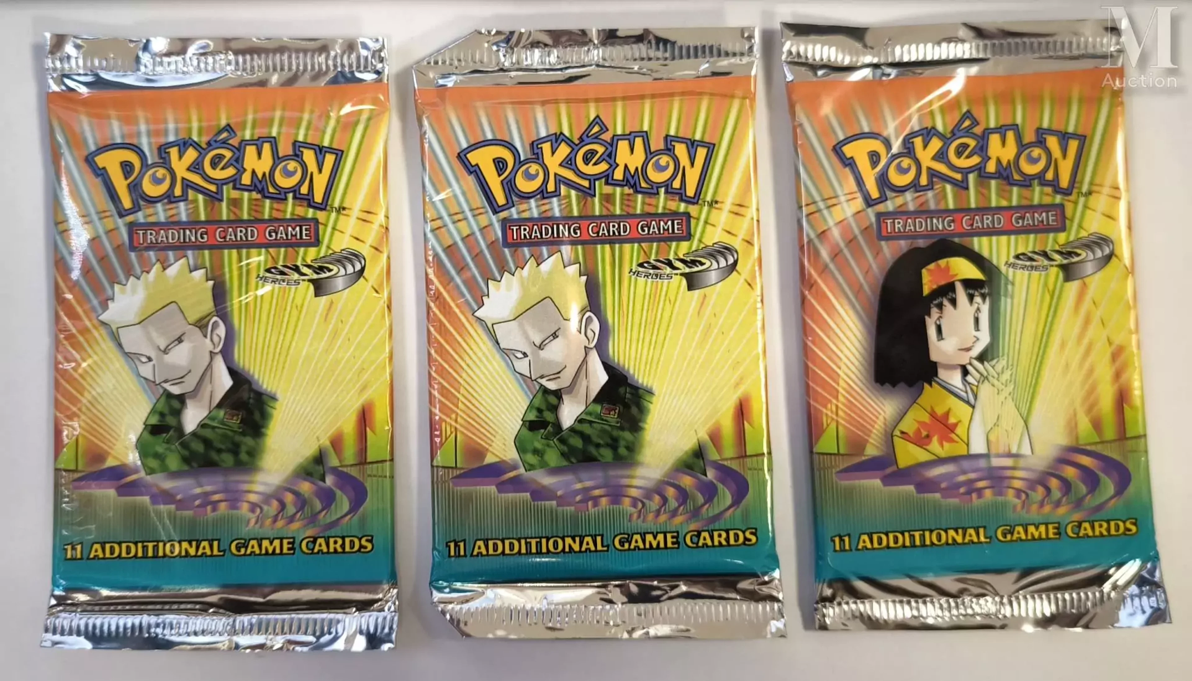 POKEMON Boosters x3 - Gym Heroes