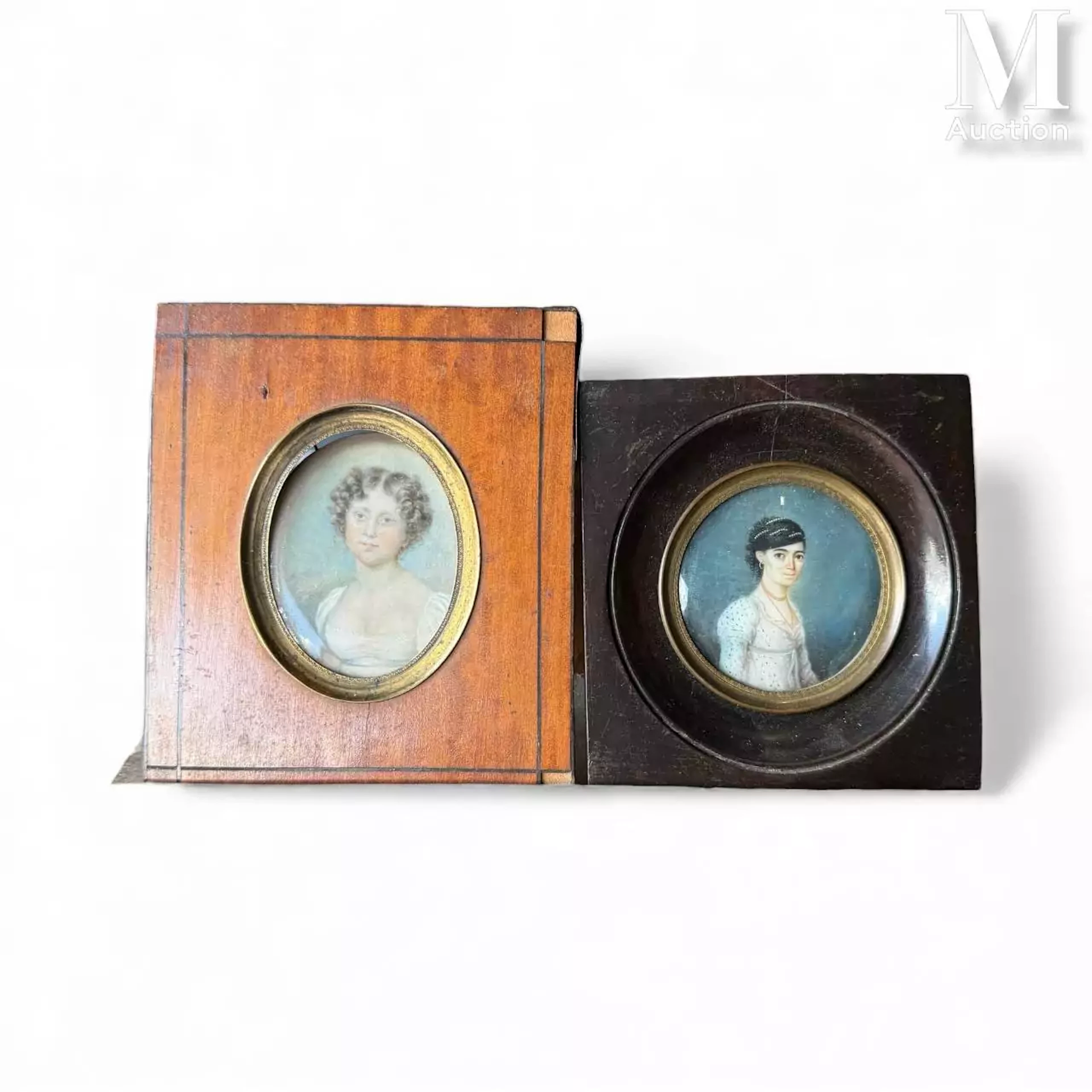 LOT DE DEUX MINIATURES