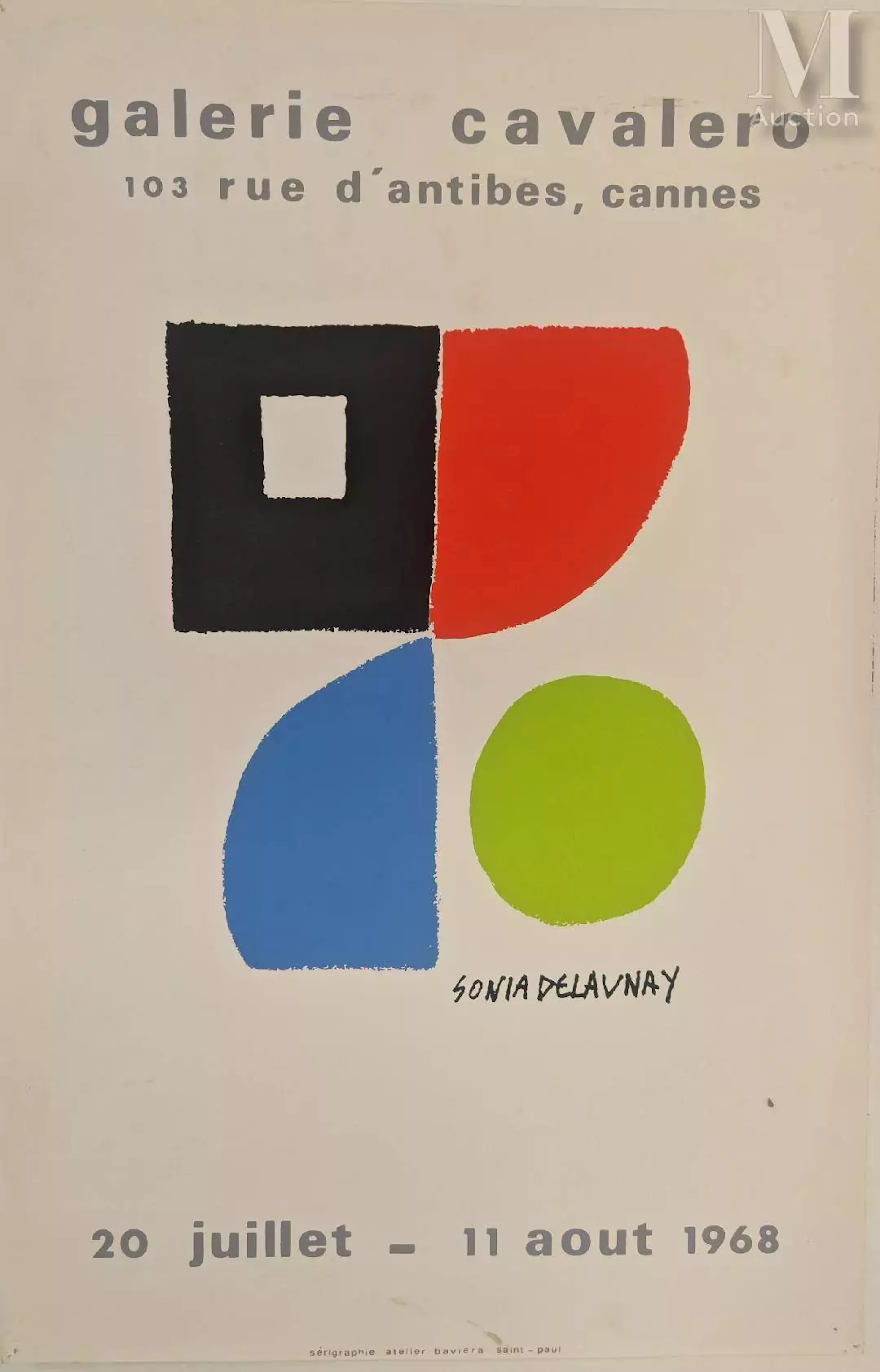 Sonia DELAUNAY (1885-1979), d’après Affiche