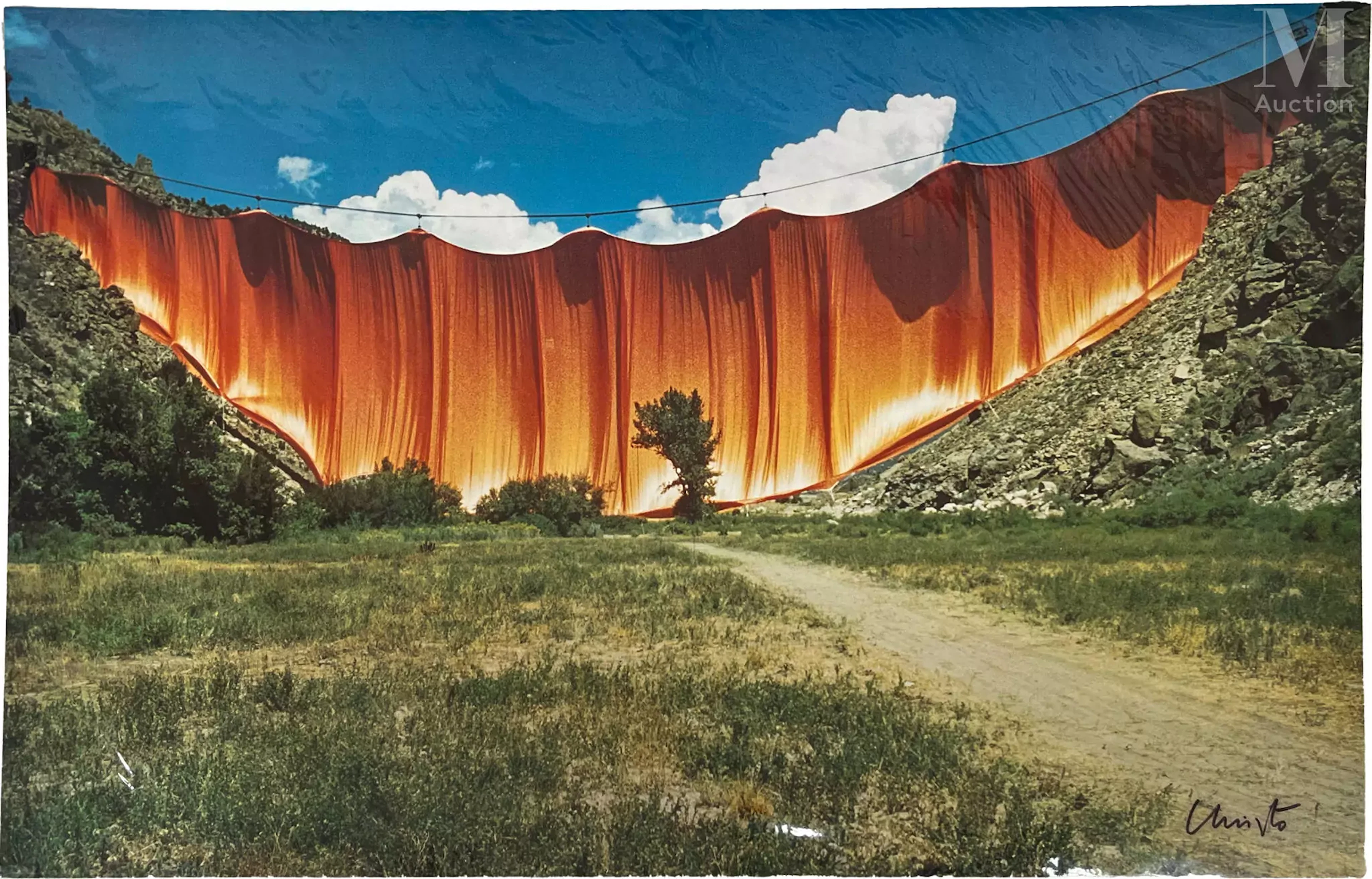 CHRISTO & JEANNE-CLAUDE (1935–2020), (1935–2009) Valley Curtain, 1972