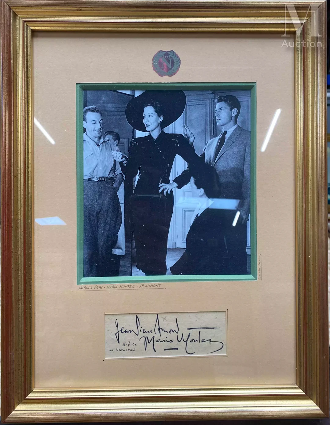 Maria MONTEZ (1912-1951) et Jean-Pierre AUMONT (1911-2001)