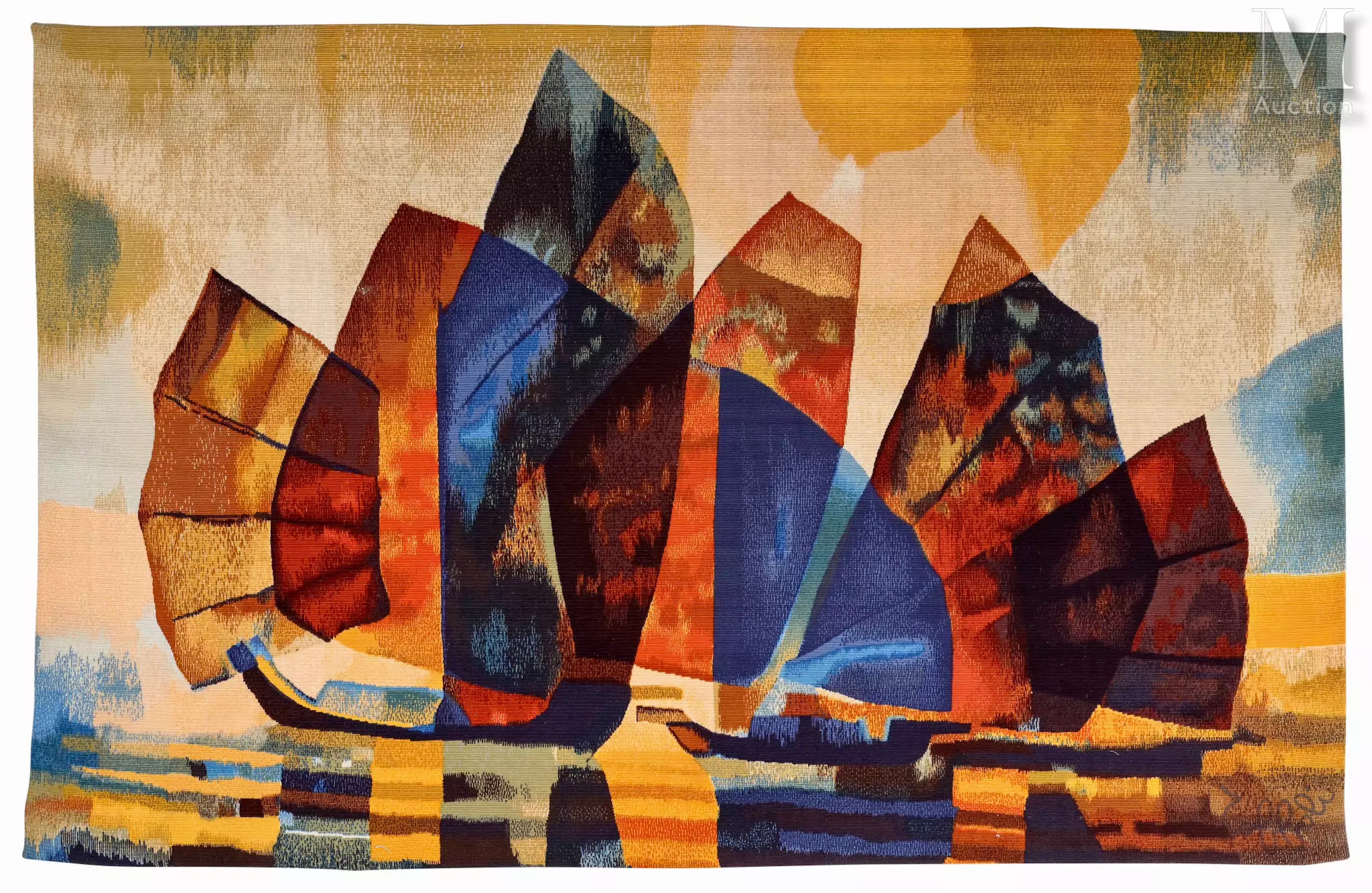 Louis TOFFOLI (1907-1999) & Manufacture Robert FOUR à Aubusson Tapisserie