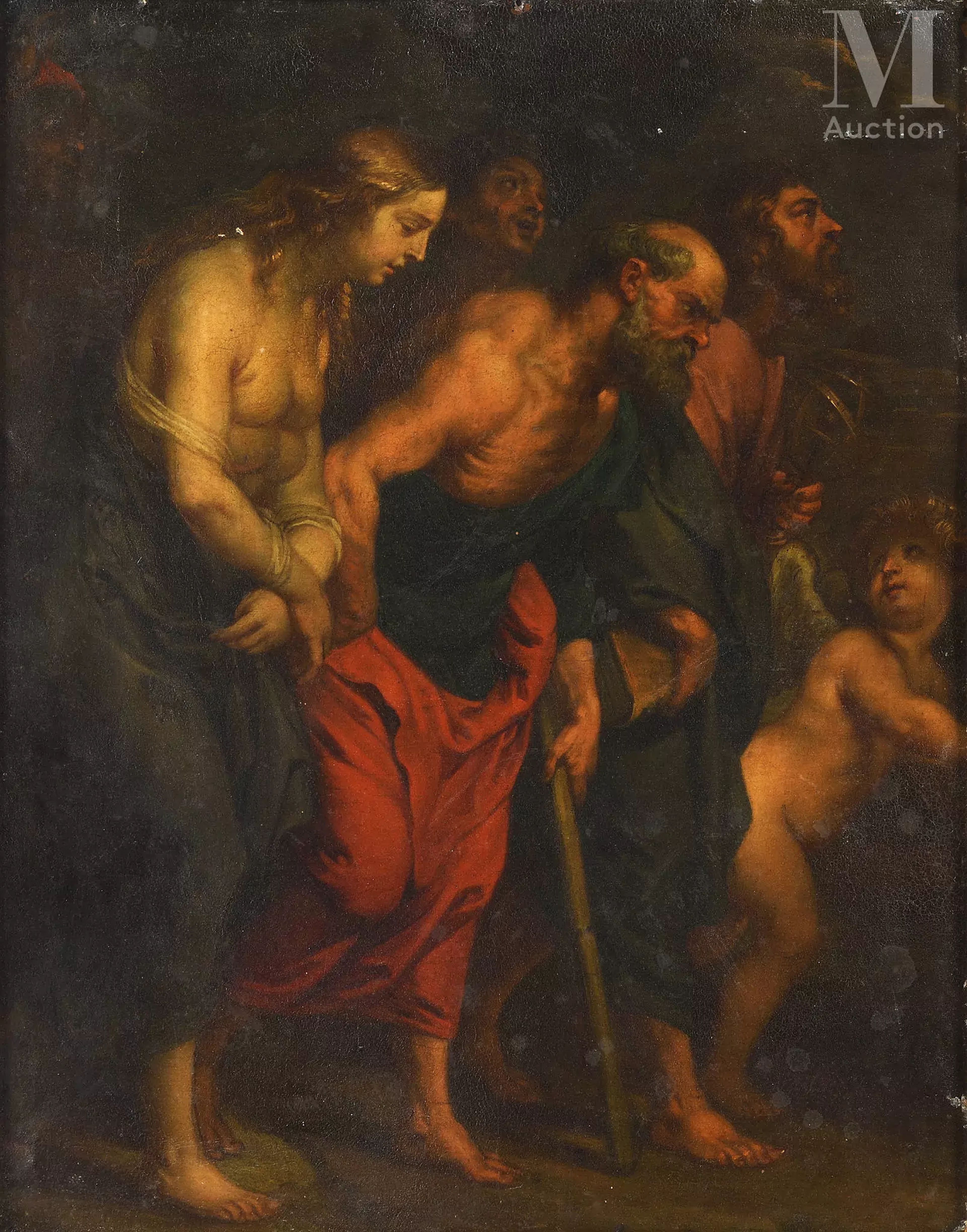 Ecole FLAMANDE du XVIIIe siècle, suiveur de Pierre Paul RUBENS Le