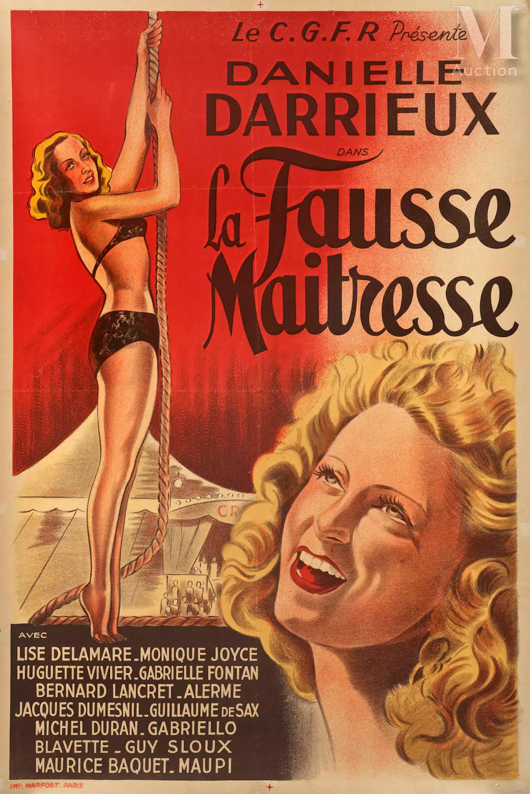 Danielle DARRIEUX Deux affiches