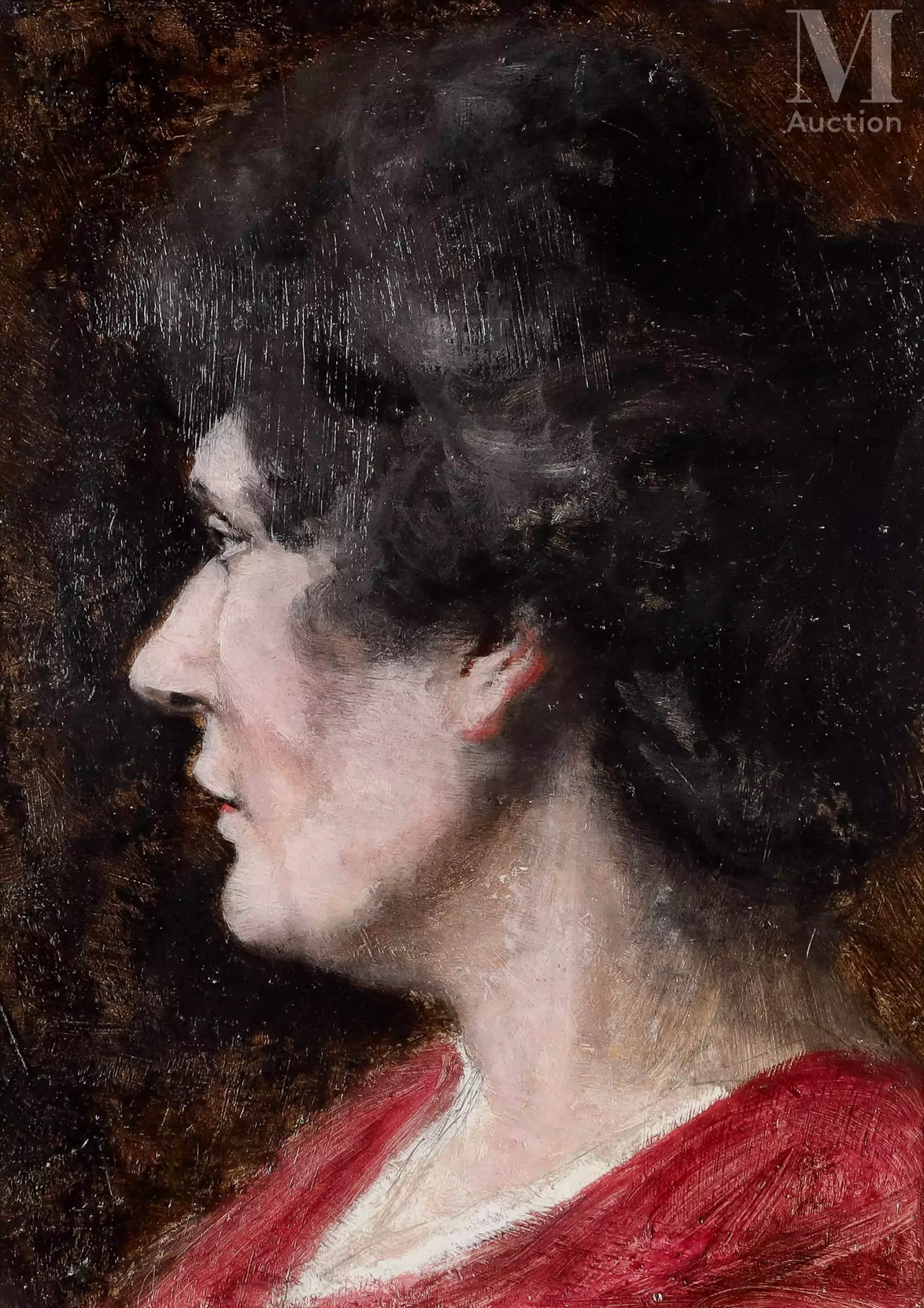 Ecole FRANÇAISE du XIXème siècle Portrait de femme