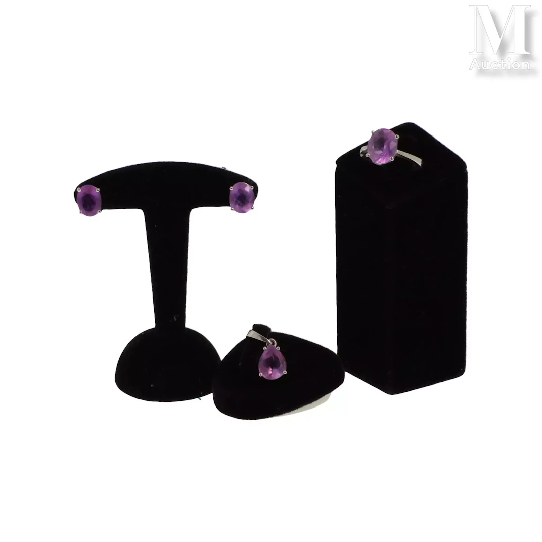 Parure améthystes