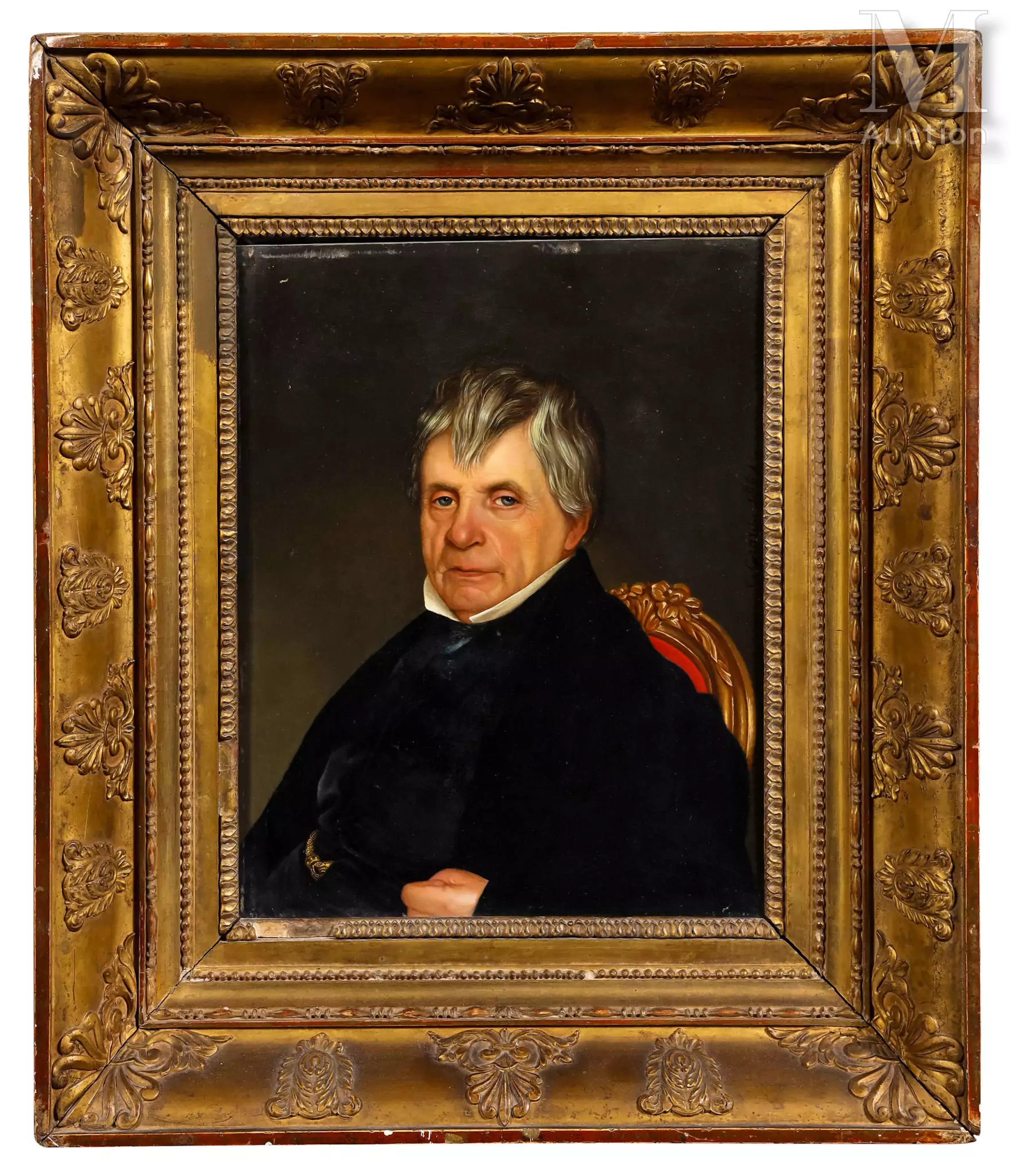 École FRANÇAISE du XIXème siècle Portrait d'un bourgeois