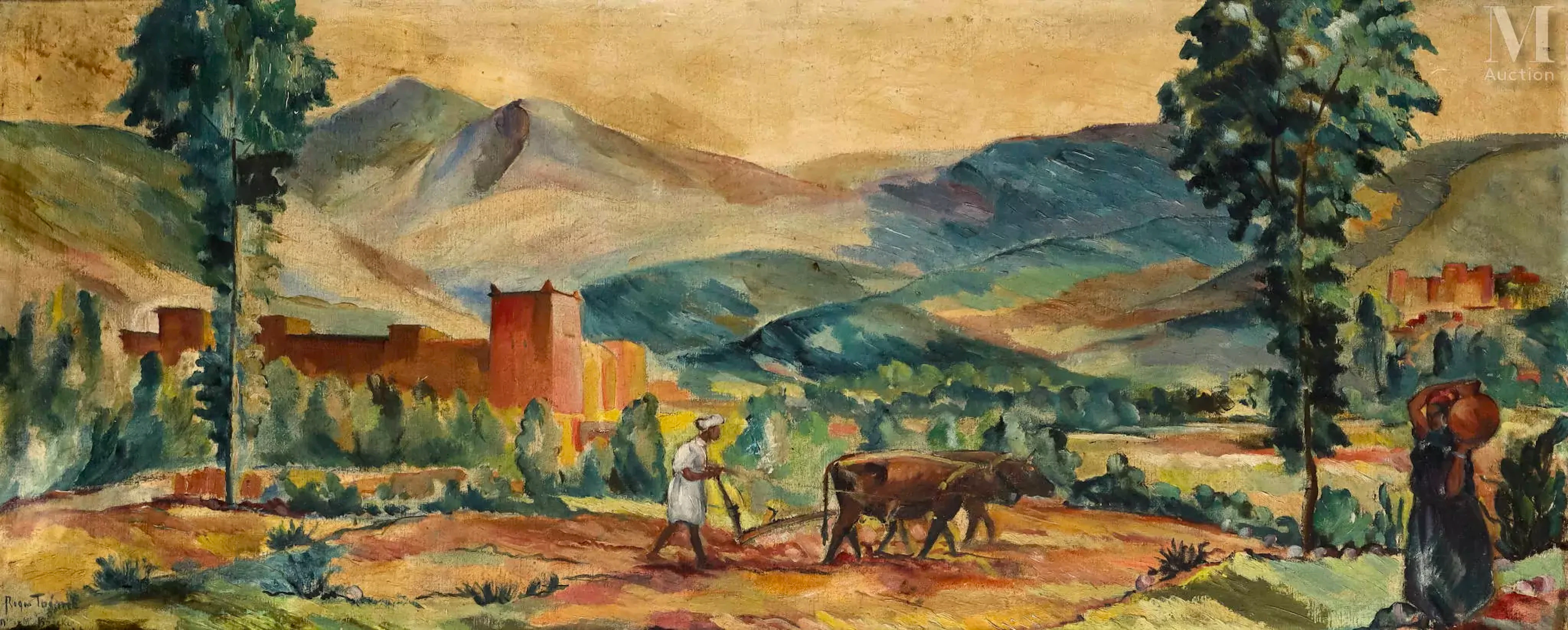 Roger TREMEL (1907-1987) - Ecole ORIENTALISTE du XXème siècle Vue
