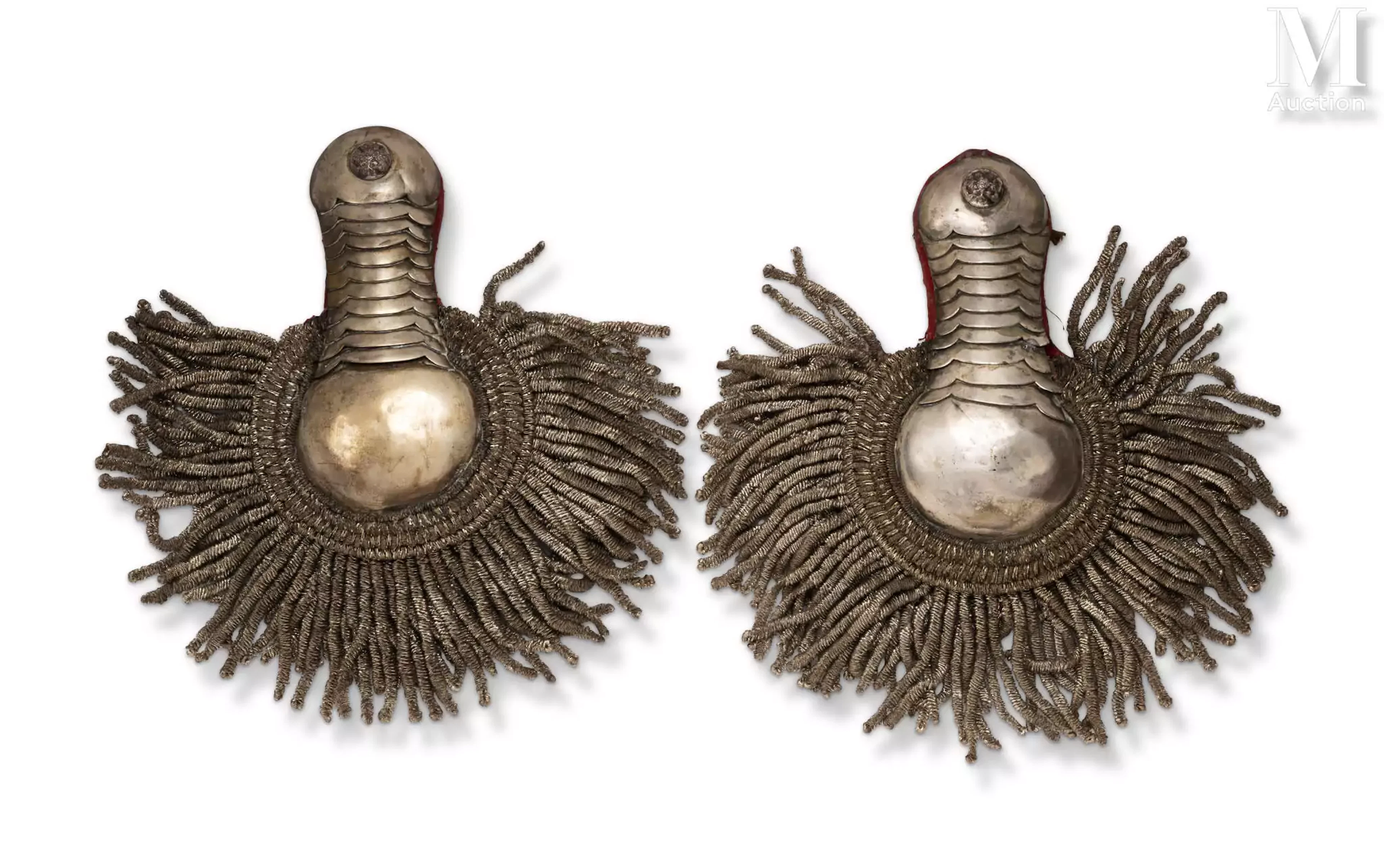Paire d’épaulettes de colonel de cavalerie