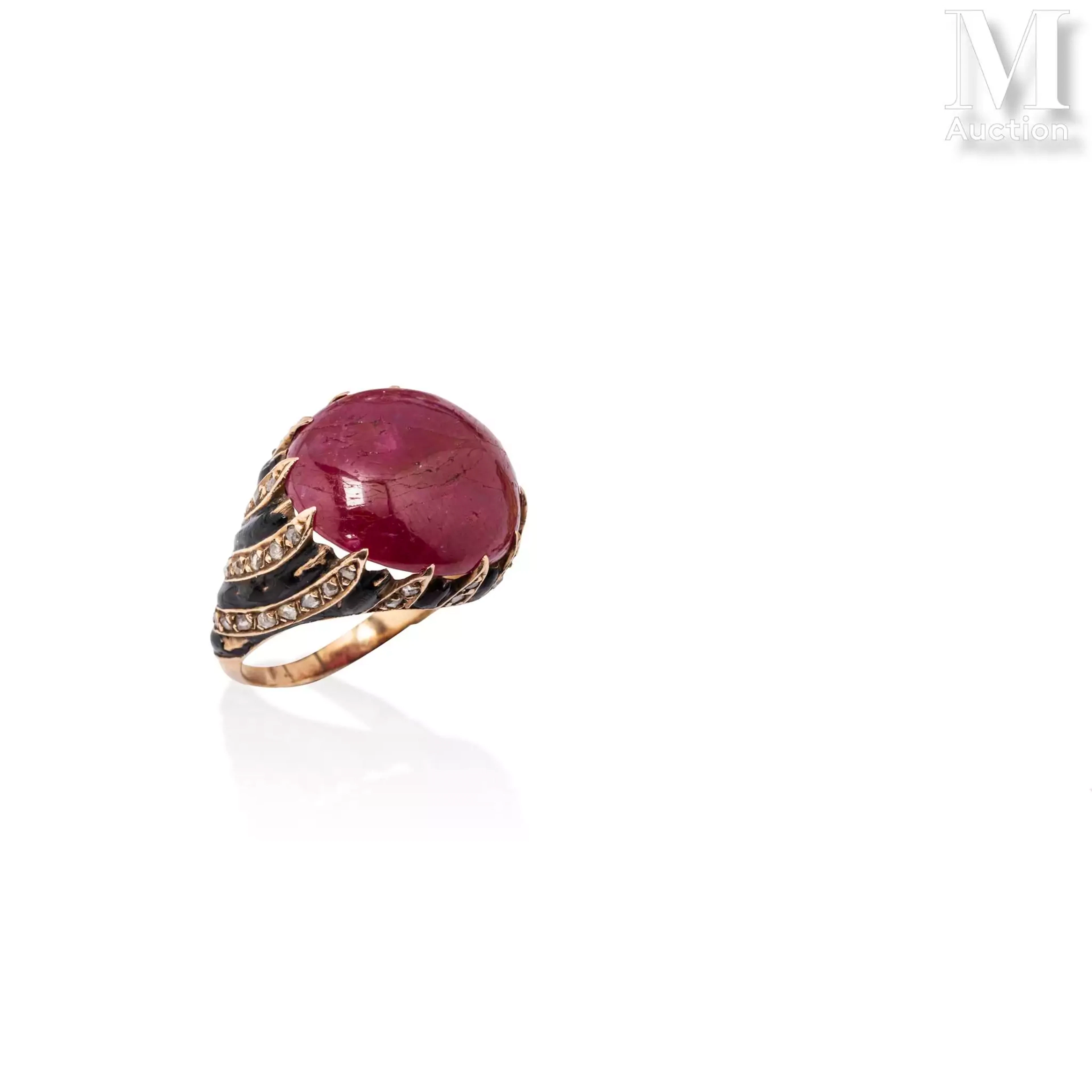 Bague rubis birman