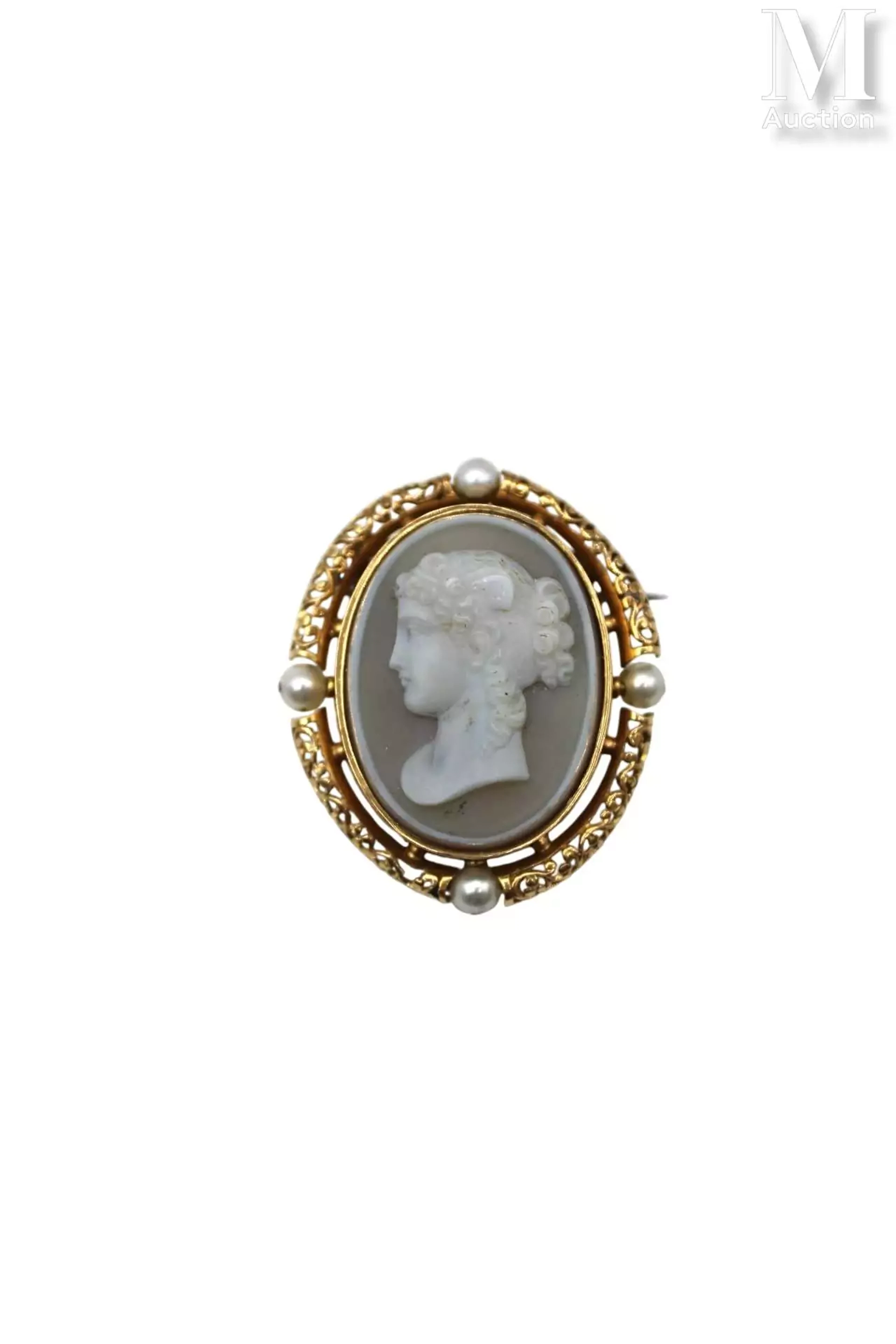 Broche camée