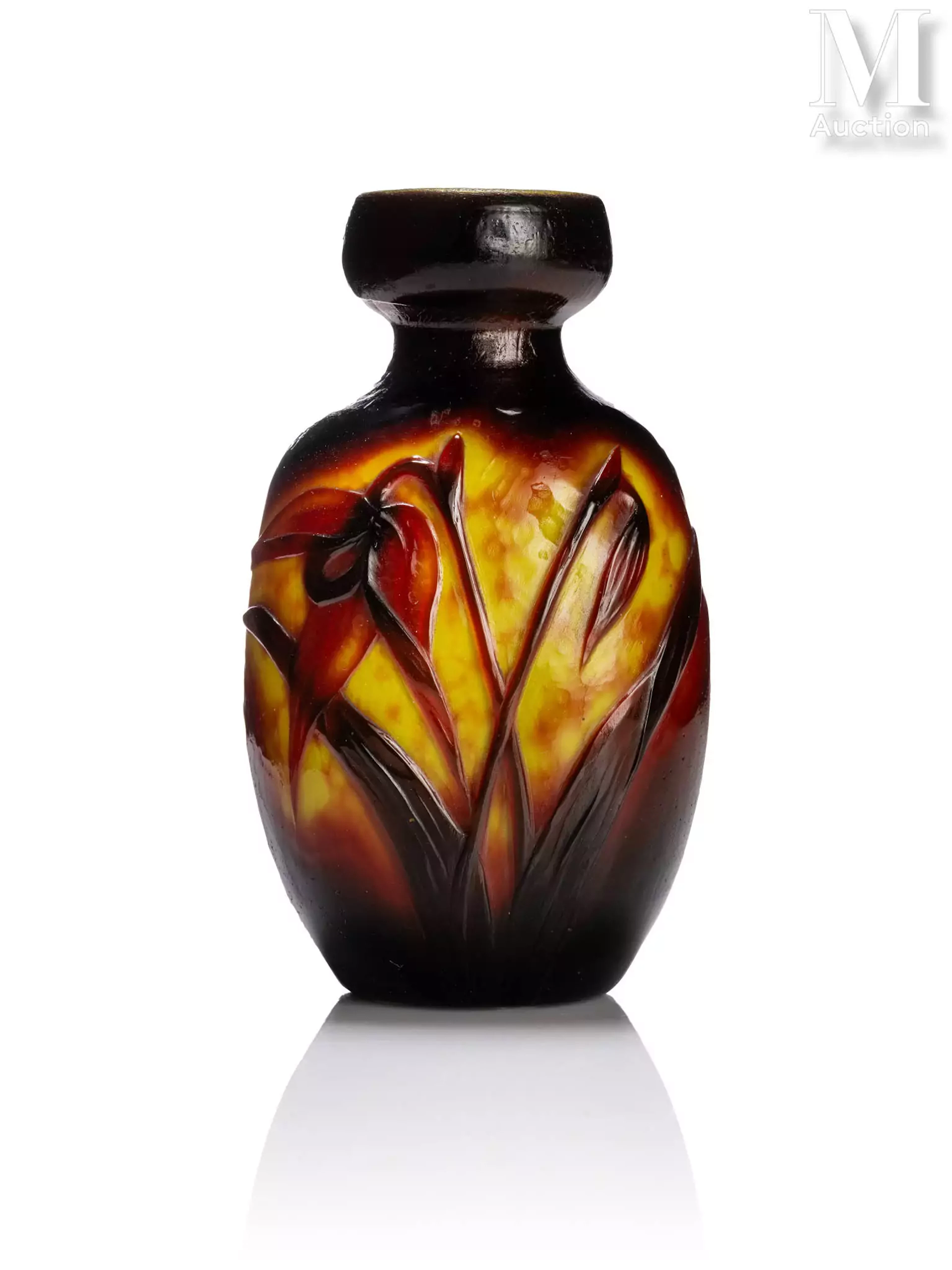 Désiré CHRISTIAN (1843 - 1907) "Cypripedium"