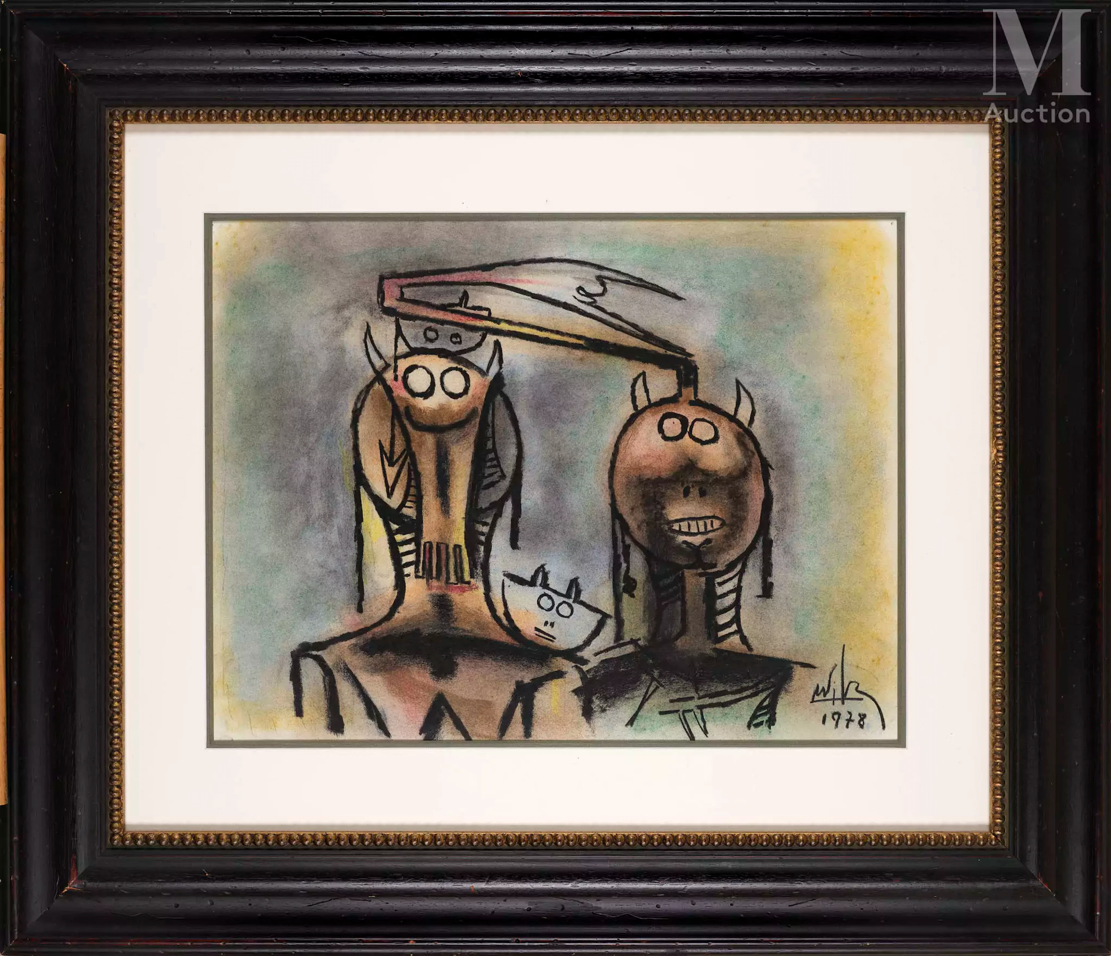 Wifredo LAM (1902-1982) Sans titre, 1978