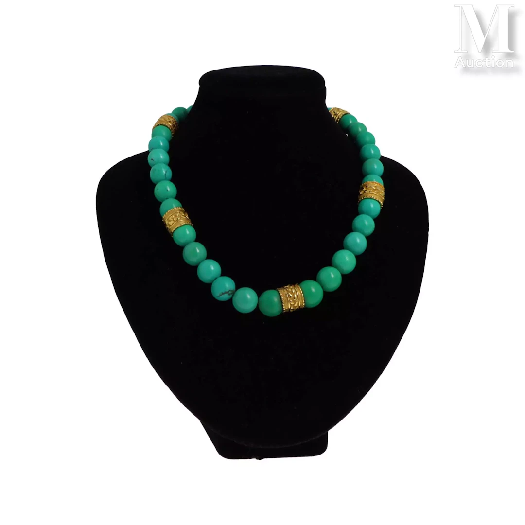 Collier turquoises