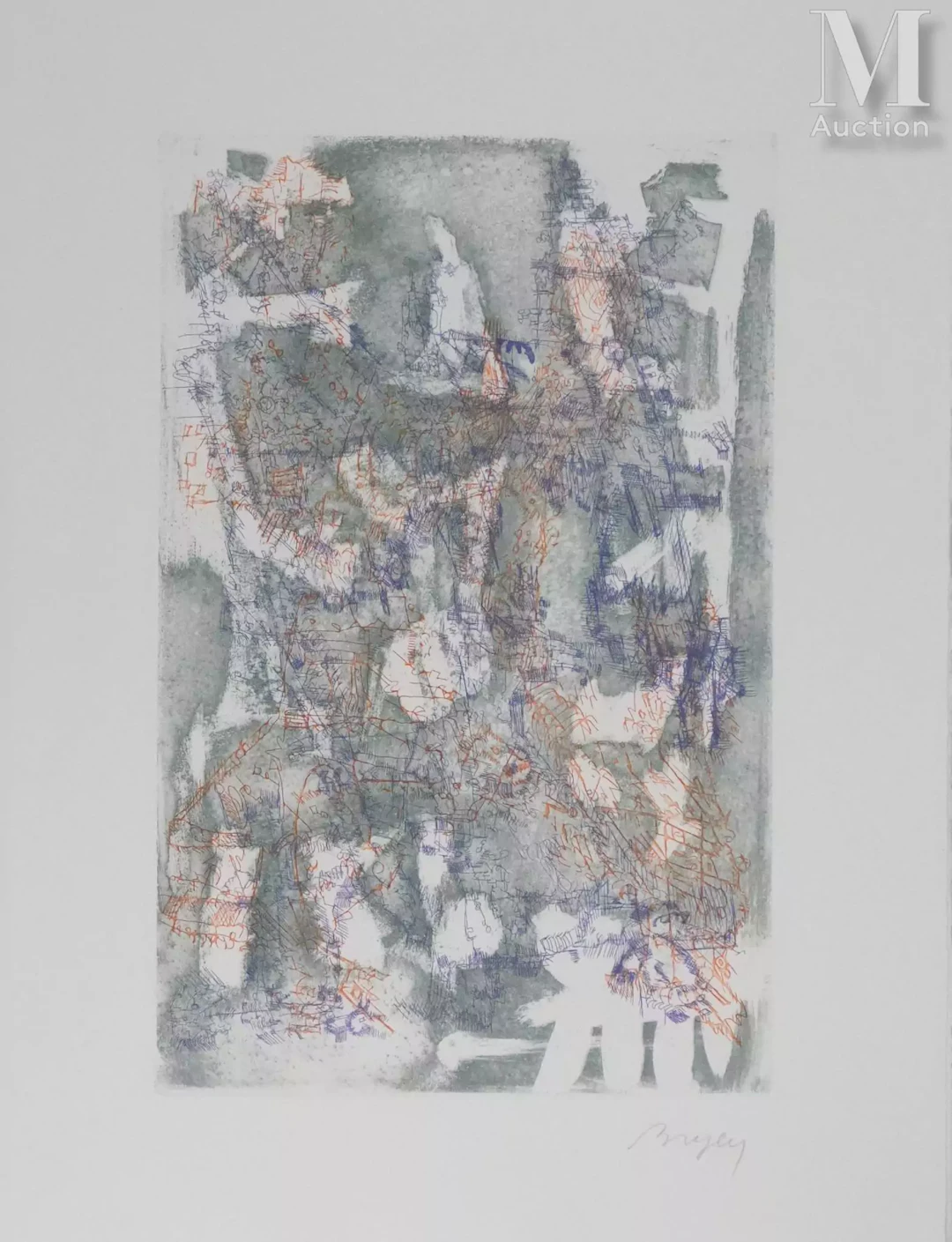 BRYEN Camille Paysage nocturne, 1974