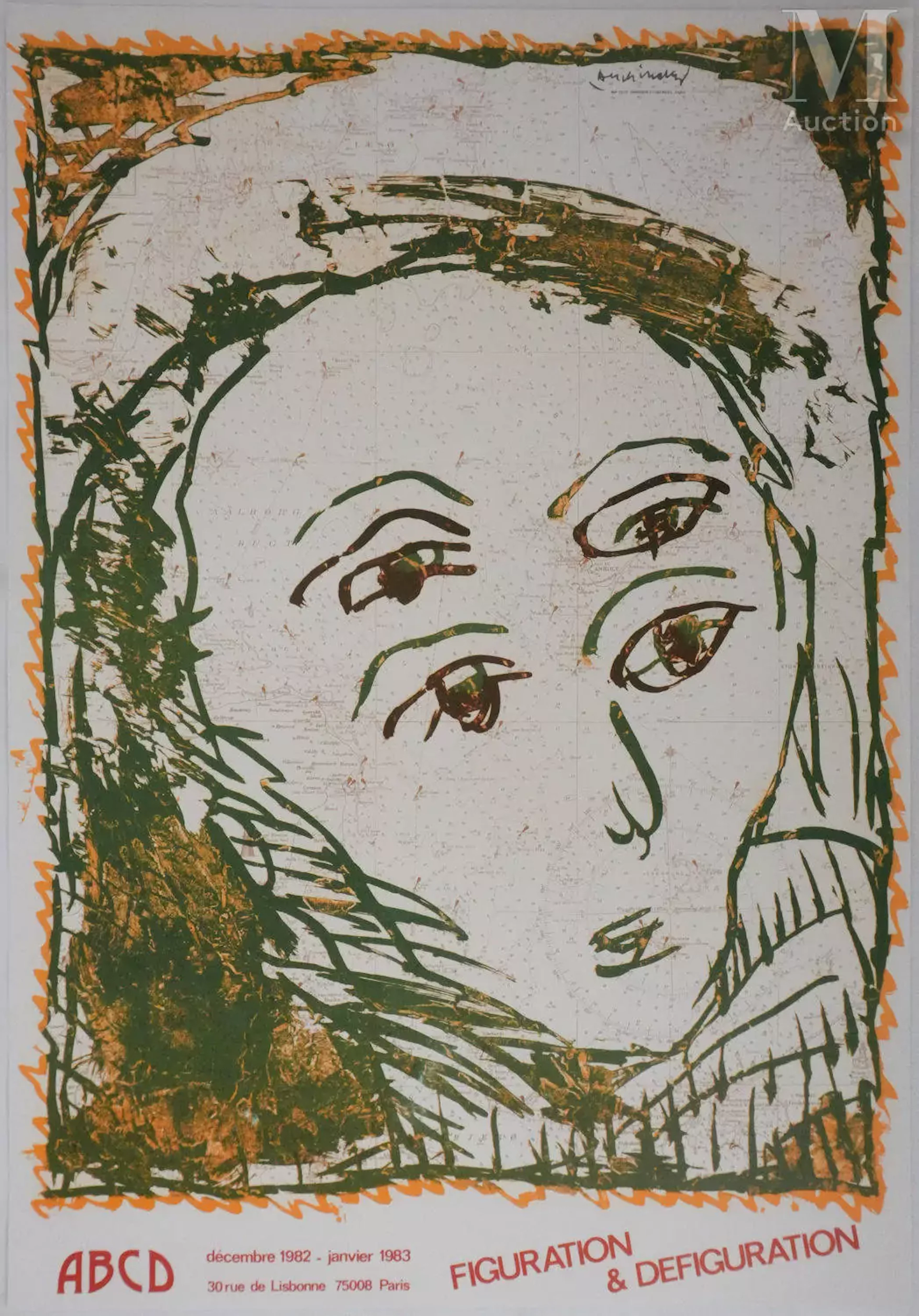 ALECHINSKY Pierre (1927-) Figuration et défiguration, 1982
