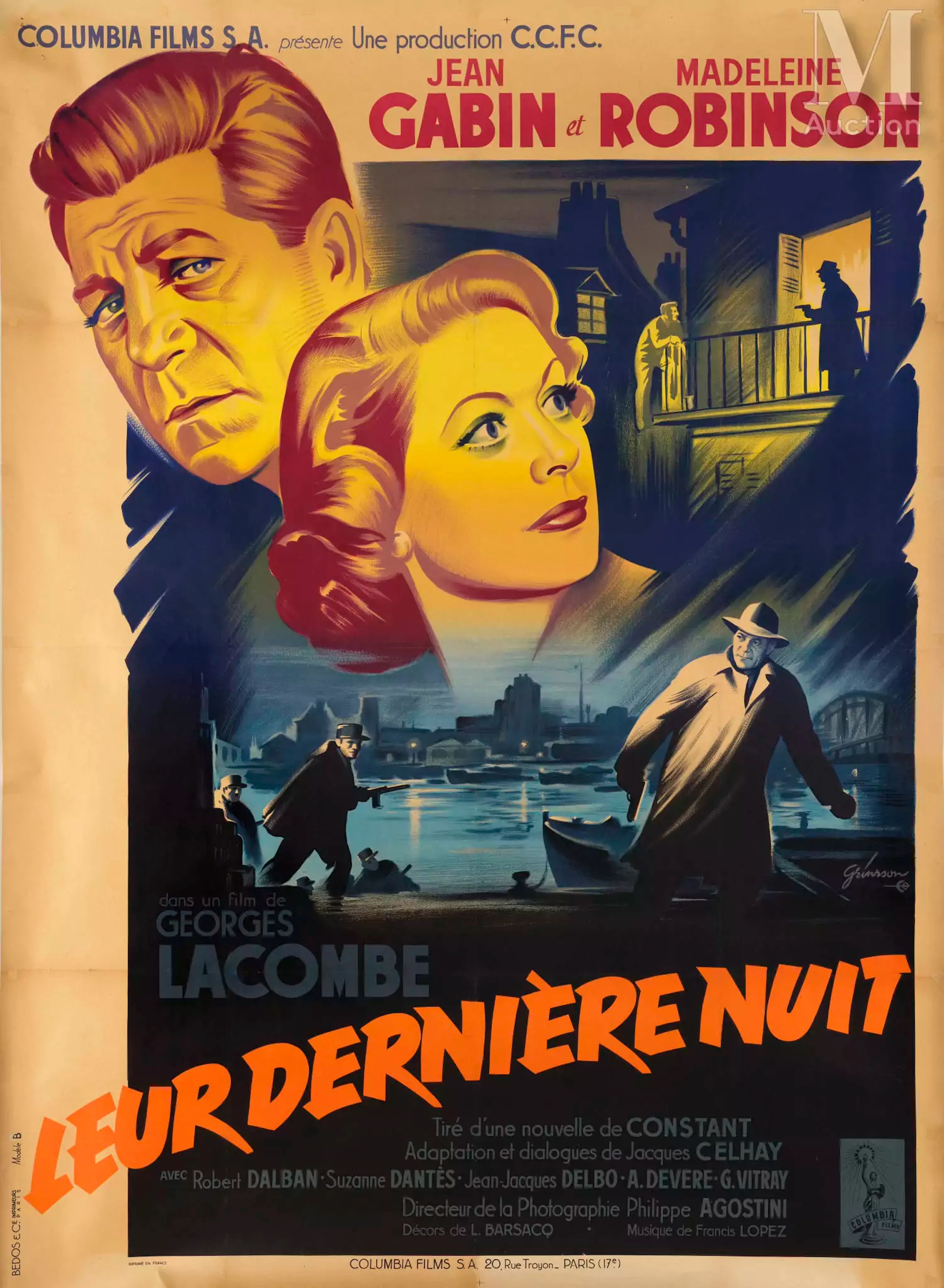 LEUR DERNIÈRE NUIT Deux affiches