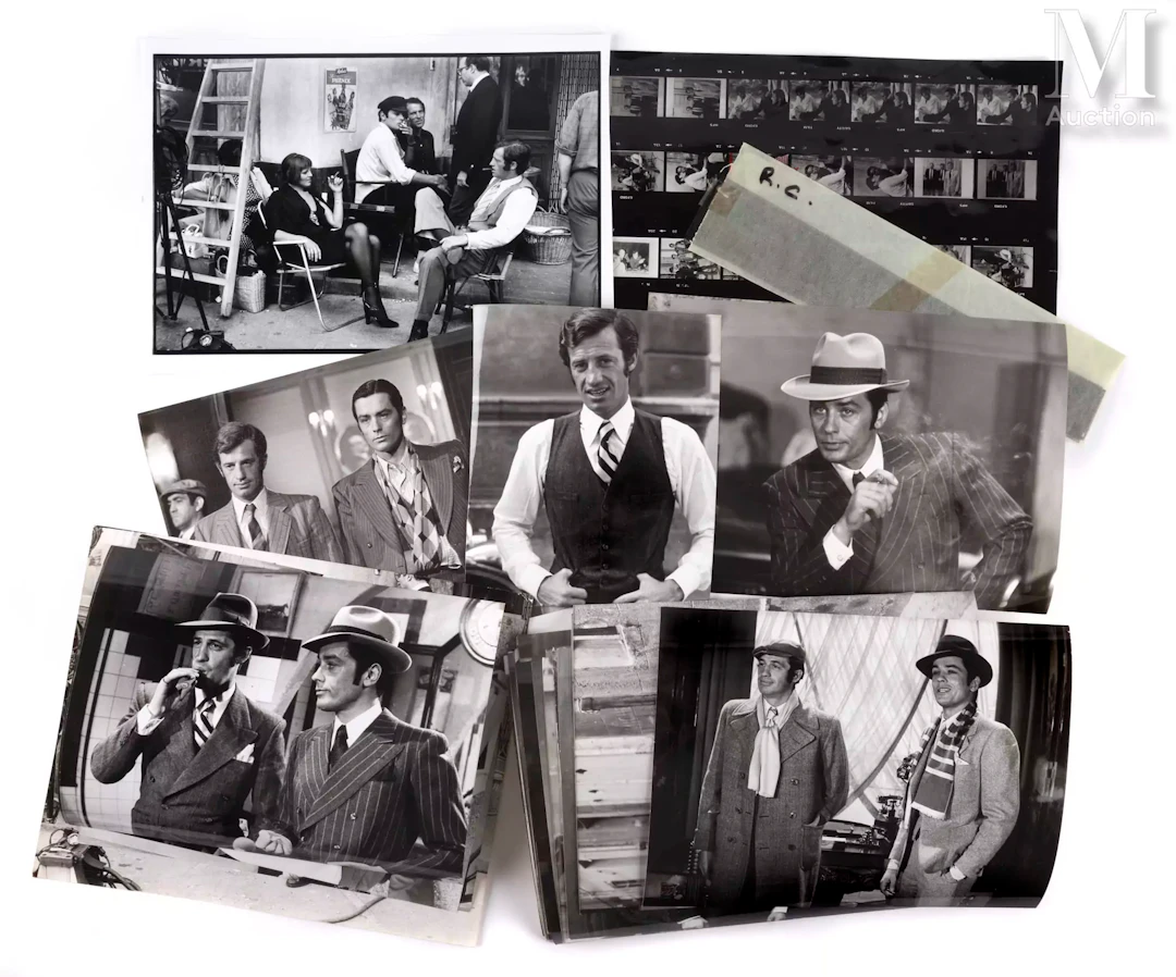 BORSALINO Jean-Paul Belmondo et Alain Delon dans le film de Jacques Deray, 1970