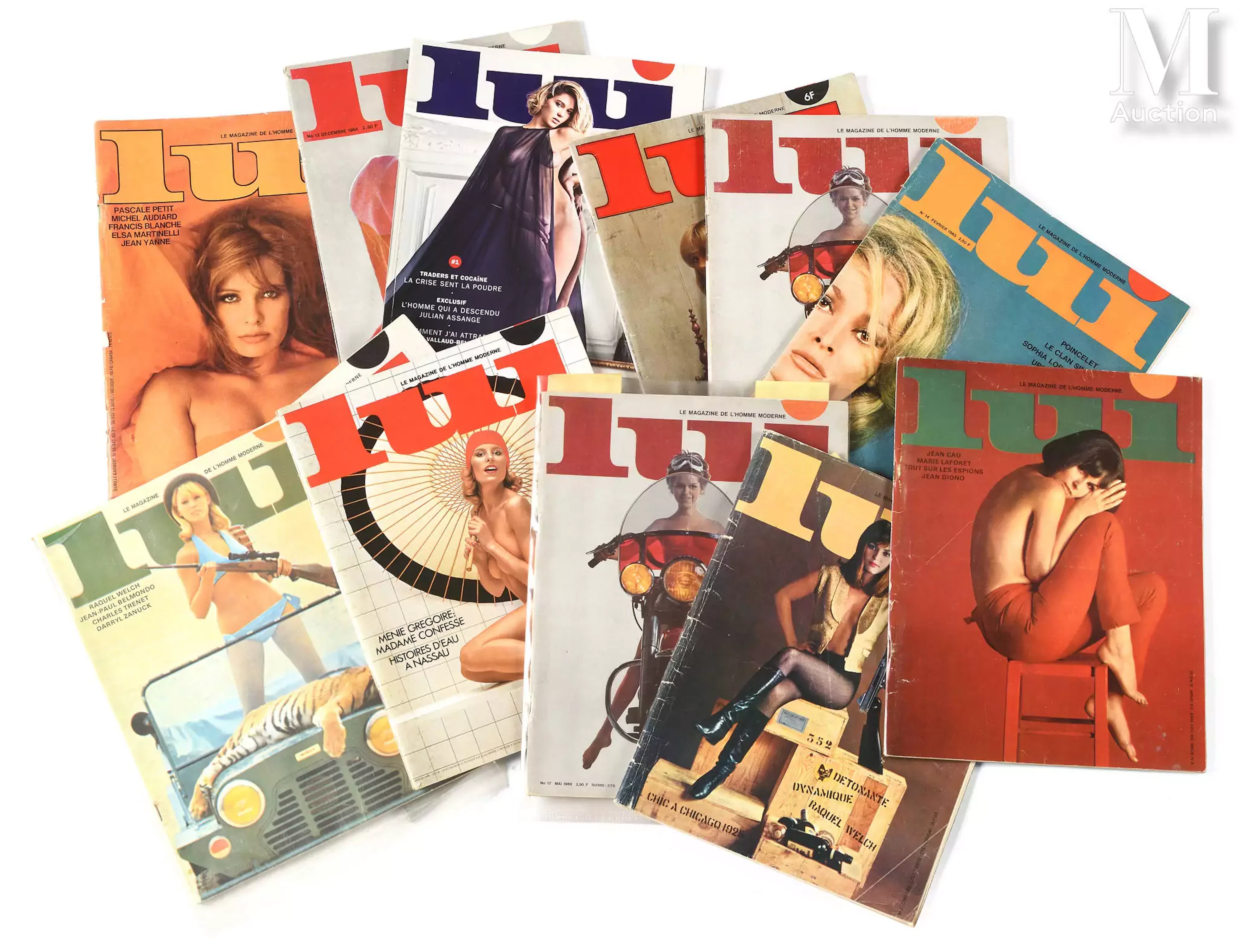 LUI, le magazine de l’homme moderne 13 numéros du magazine