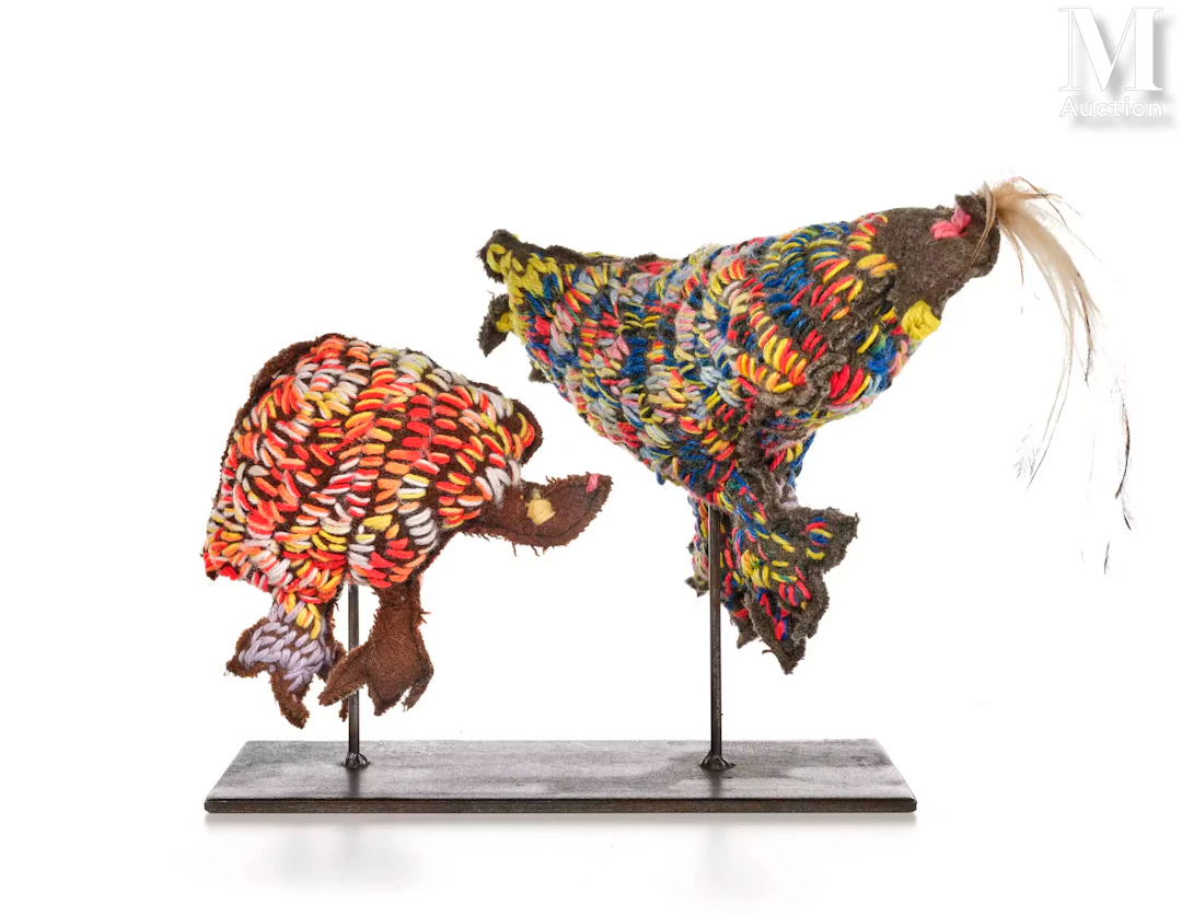Marlene Rubuntja (1961 - ) Bird and Echidna