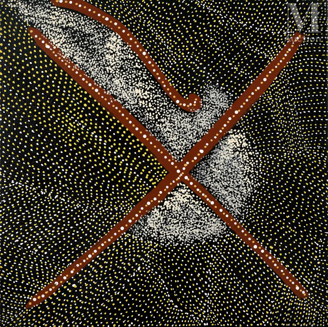 Kathleen Petyarre (c. 1940 - 2018) Moutain Devil Lizard Dreaming