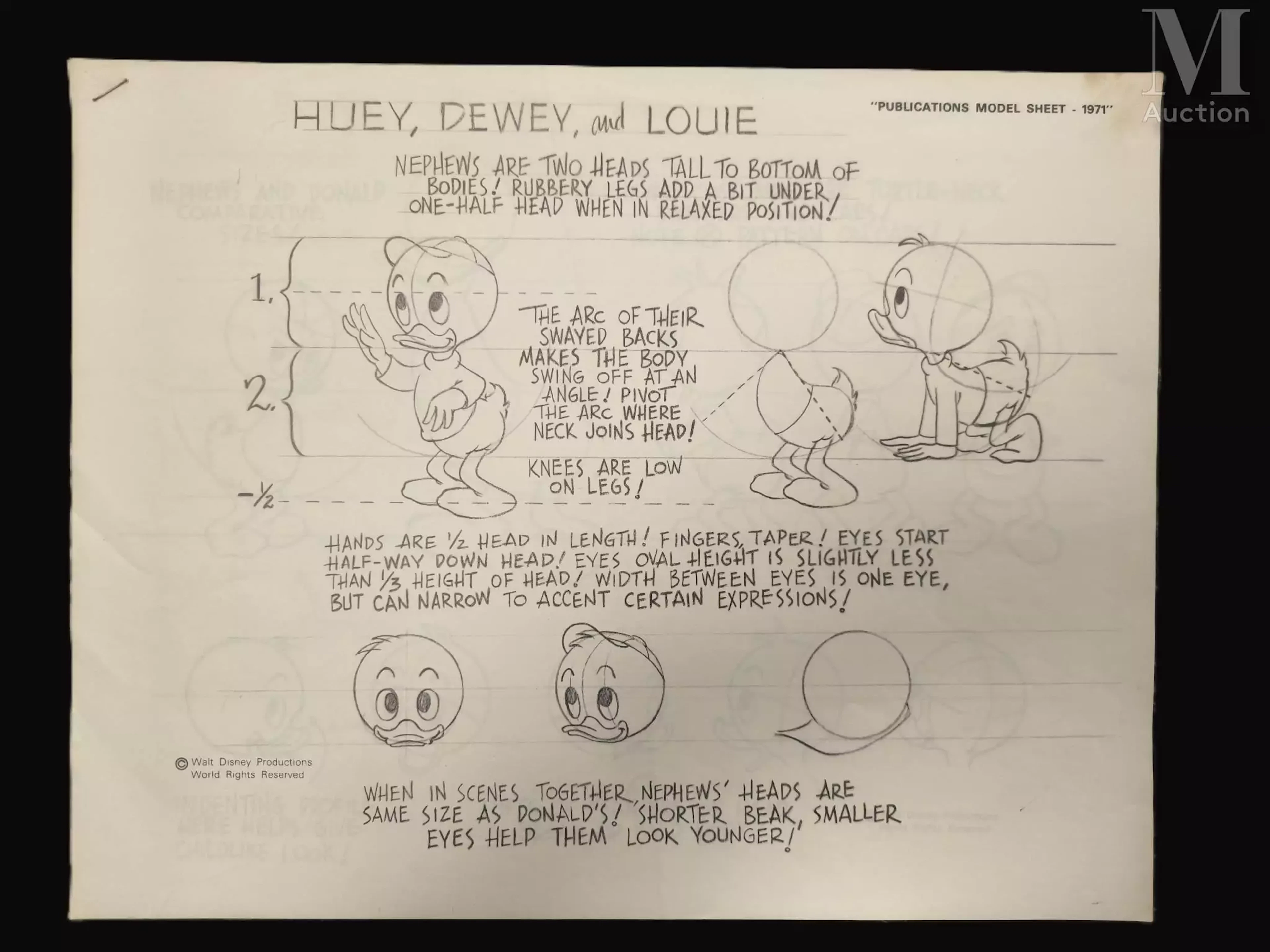 STUDIOS DISNEY Model Sheet