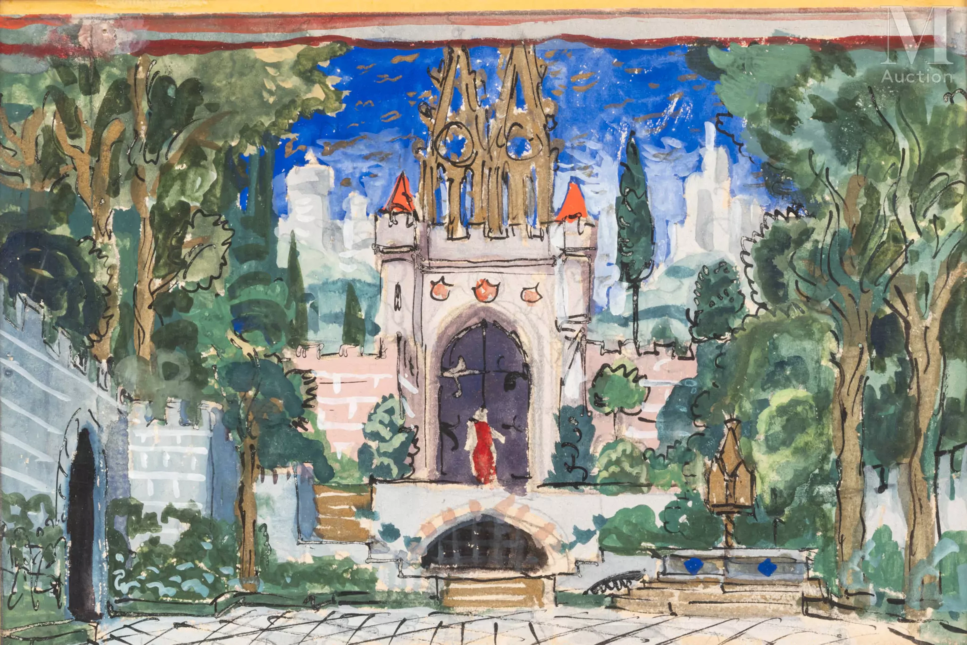 Alexandre Nikolaïevitch BENOIS (Saint Pétersbourg, 1870 - Paris, 1960)